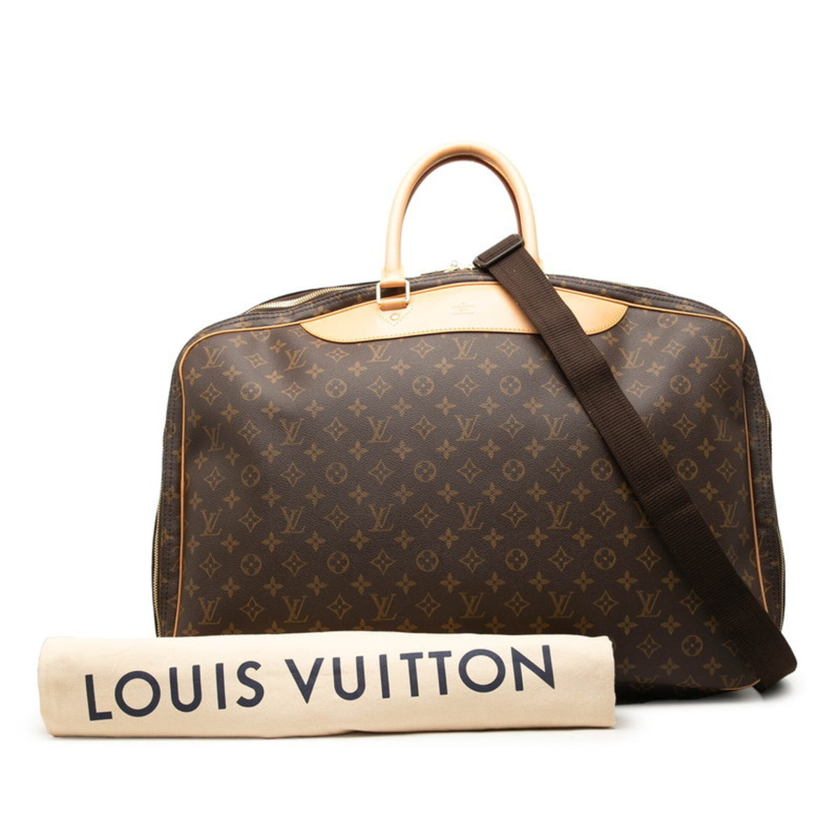 Louis Vuitton Brown Monogram Monogram Pvc Leather Boston Bag Shoulder Bag (Pre-Owned)