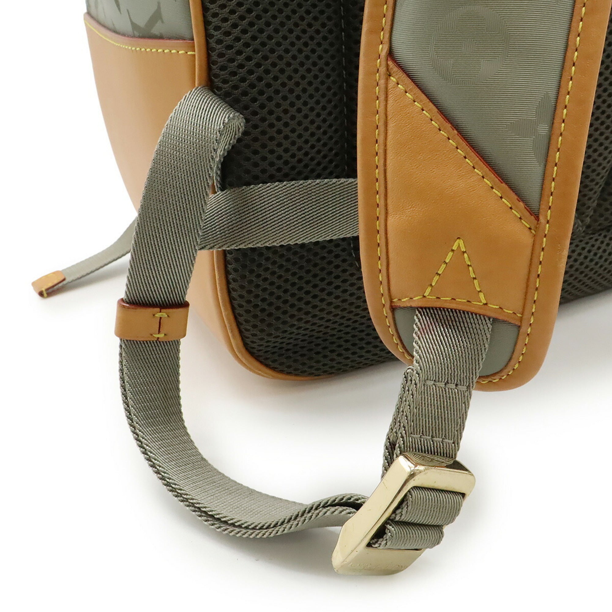 Louis Vuitton Gray Canvas Backpack (Pre-Owned)