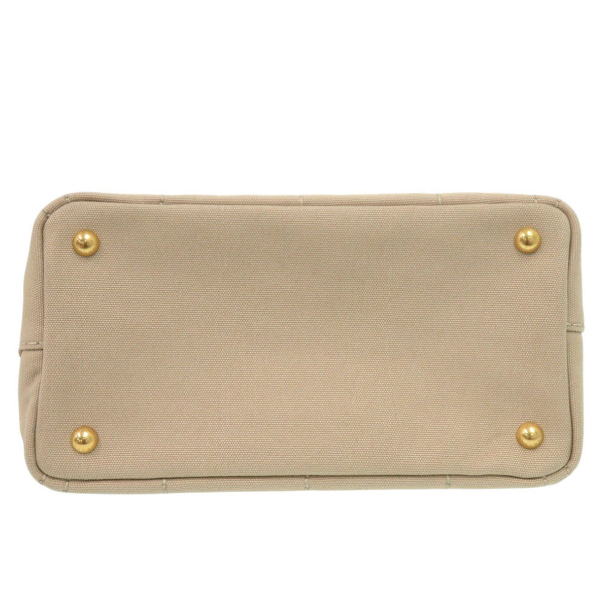 Prada Beige Canvas Tote Bag (Pre-Owned)