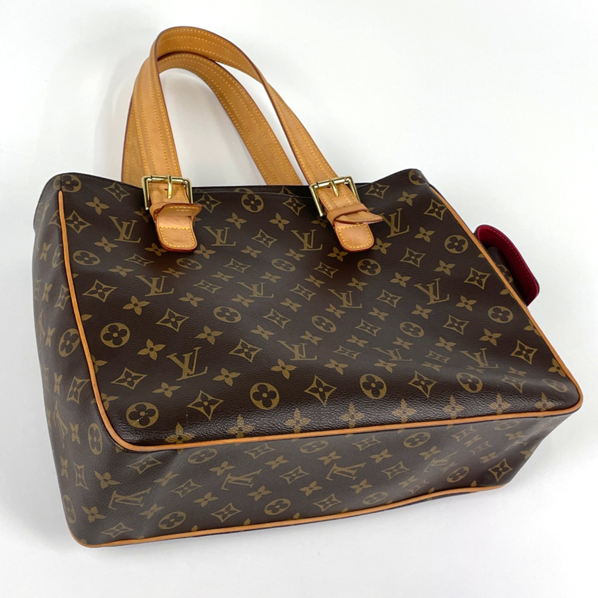 Louis Vuitton Brown Monogram Handbag Tote Bag (Pre-Owned)