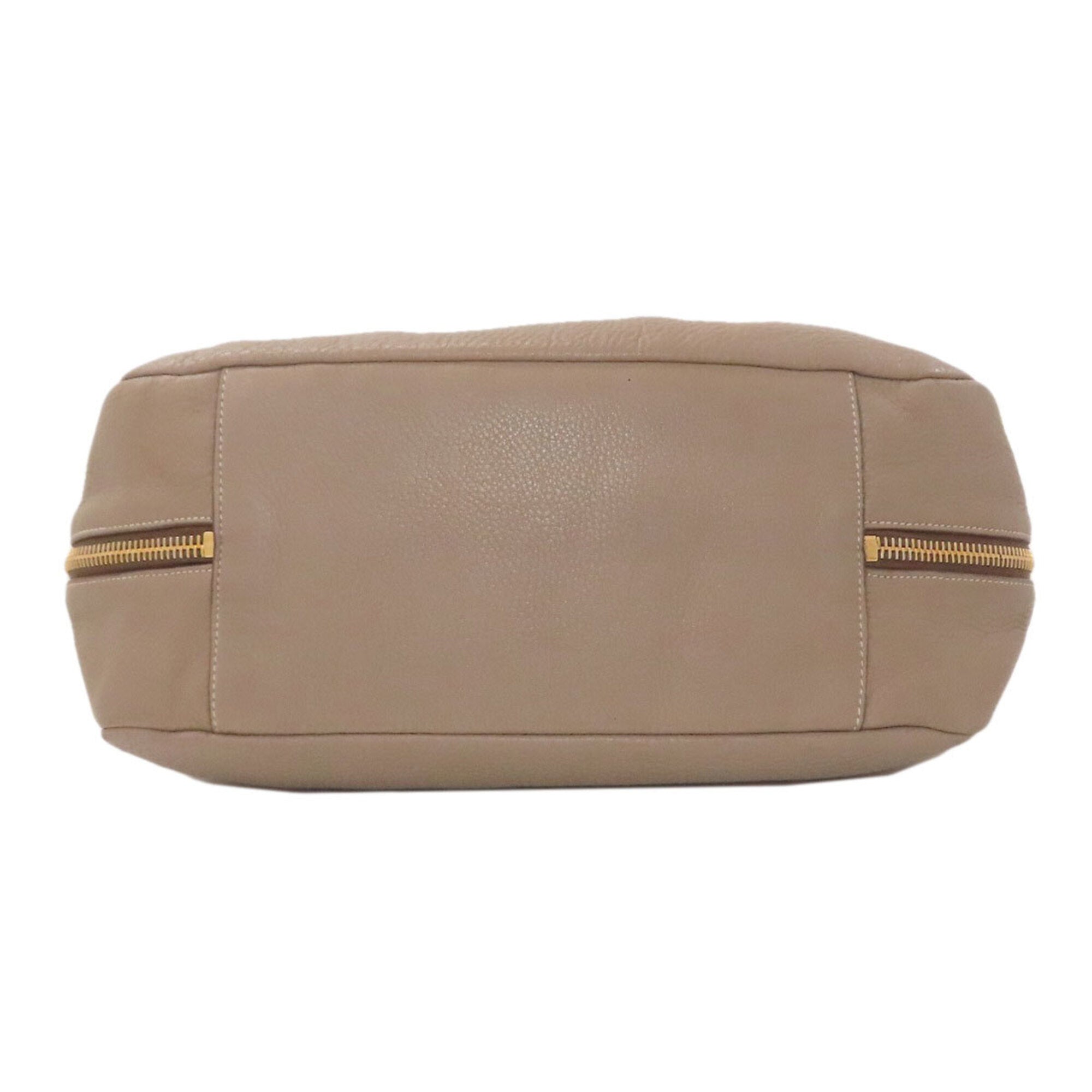 Prada Brown Leather Tote Bag (Pre-Owned)