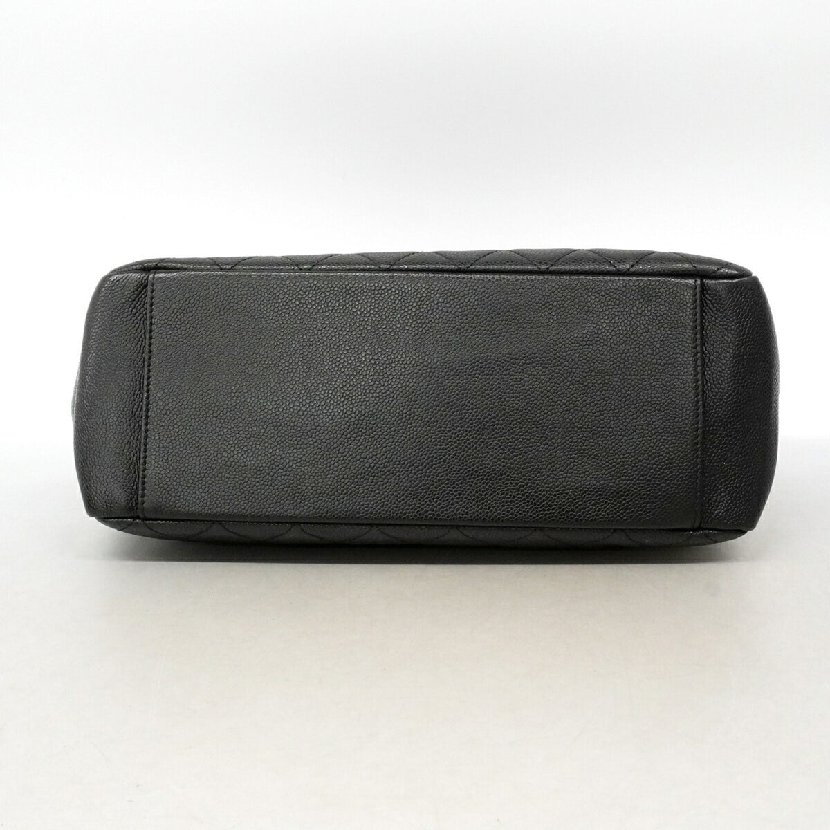Chanel Black Grained Calfskin Tote Bag (Pre-Owned)