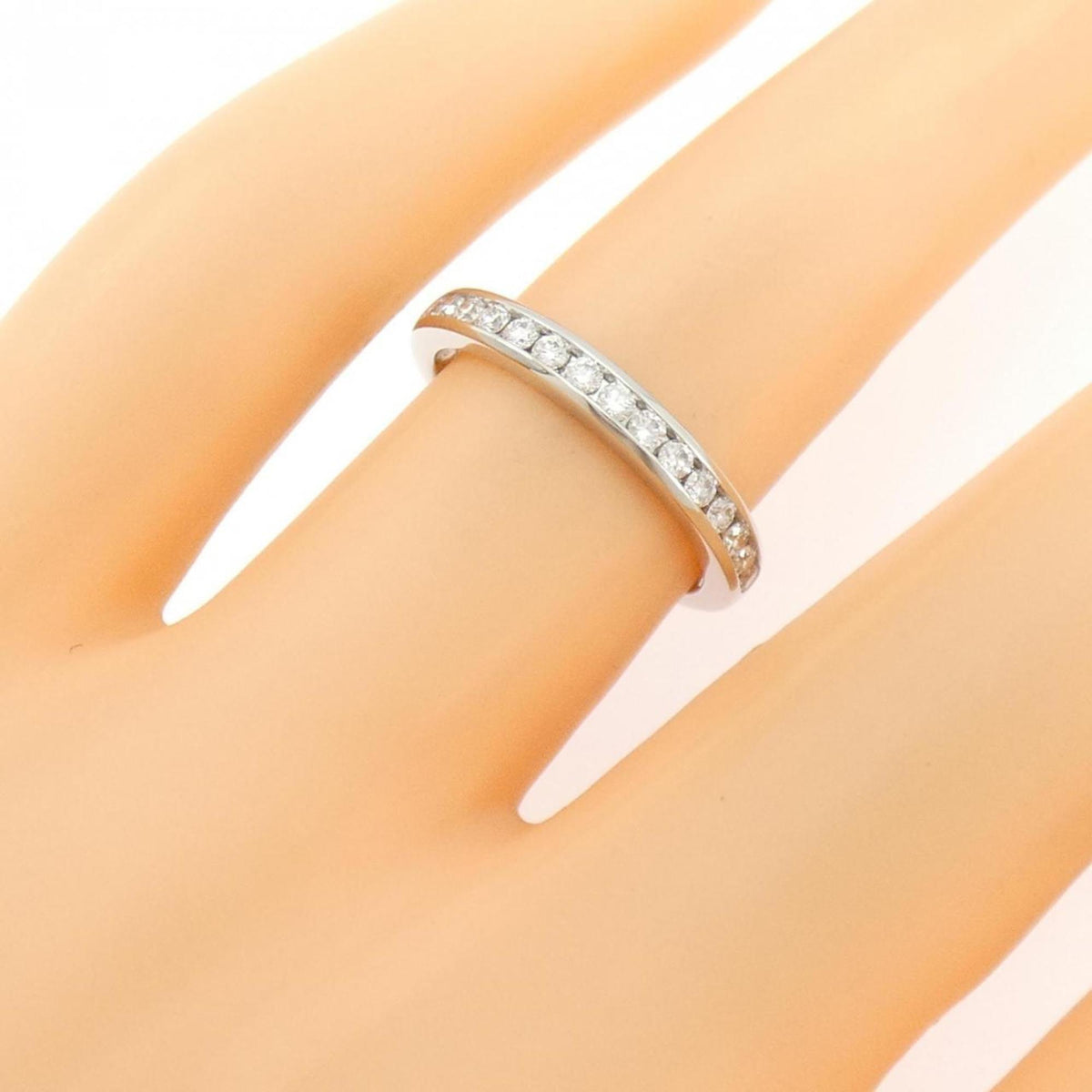 Tiffany Platinum Platinum 950 Band Ring (Pre-Owned)