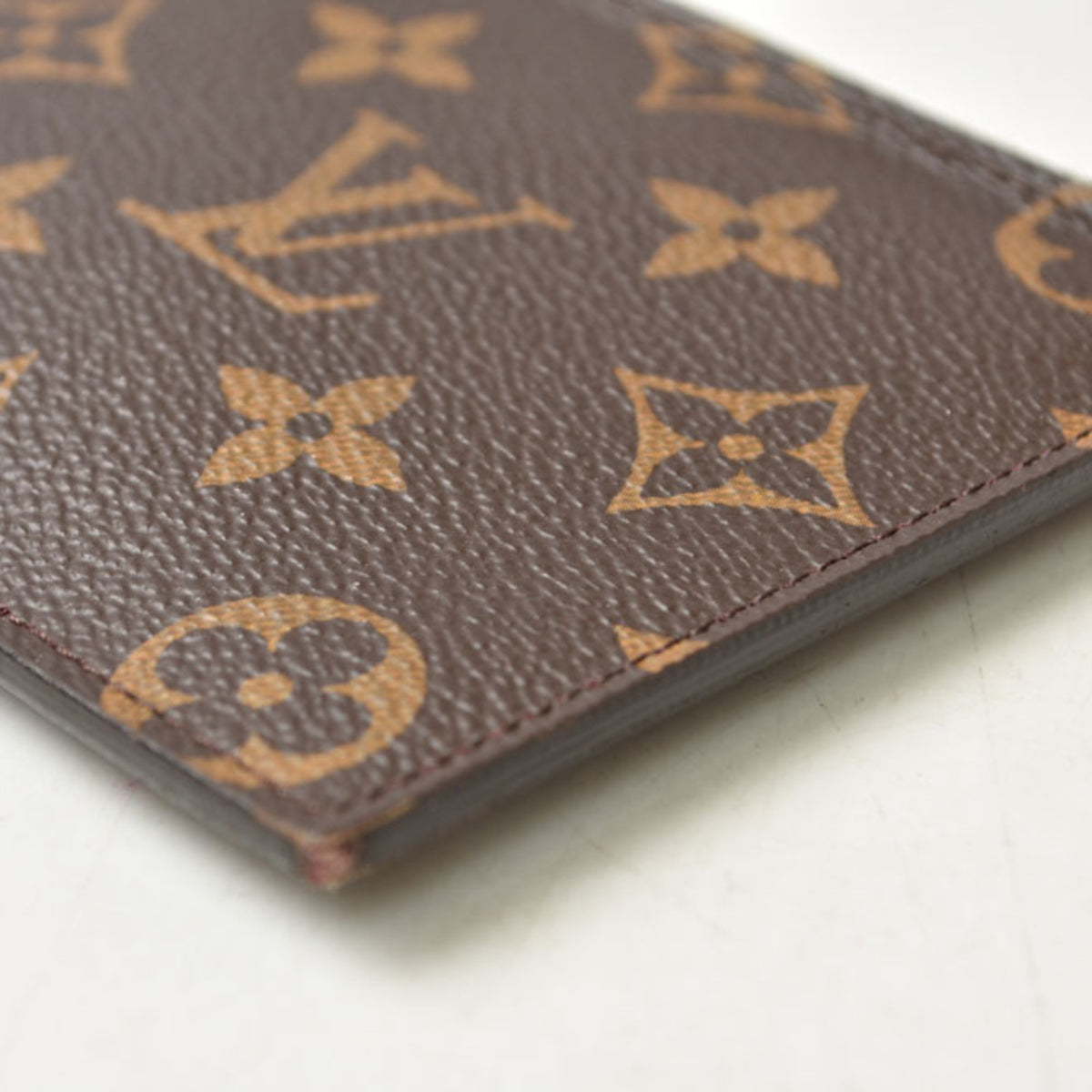 Louis Vuitton Brown Fuchsia Monogram Monogram Pochette Pouch (Pre-Owned)