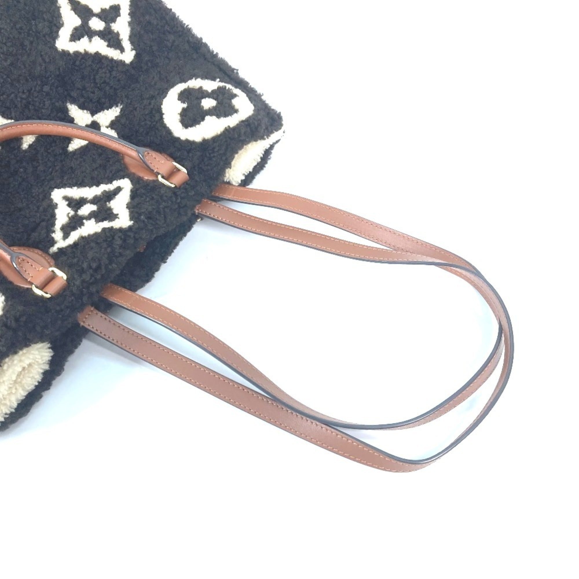 Louis Vuitton Beige Brown Monogram Monogram Shoulder Bag Tote Bag (Pre-Owned)