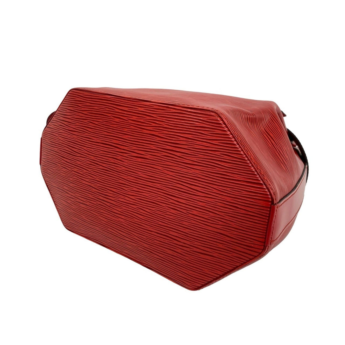 Louis Vuitton Red Color Leather Shoulder Bag (Pre-Owned)