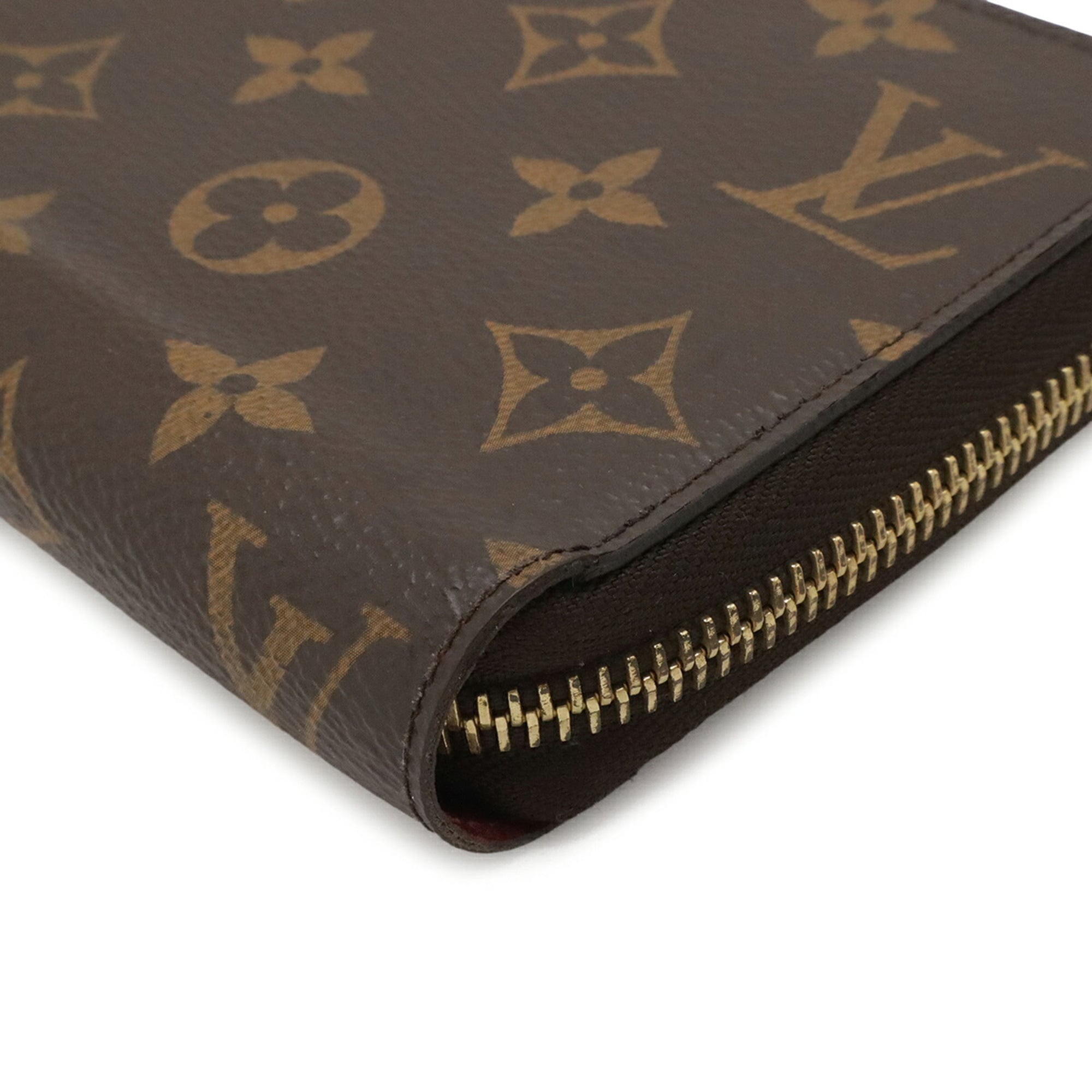 Louis Vuitton Fuchsia Monogram Canvas Long Wallet (Bi-Fold) (Pre-Owned)