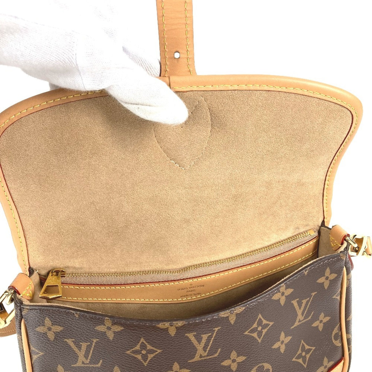 Louis Vuitton Brown Monogram Shoulder Bag Tote Bag (Pre-Owned)