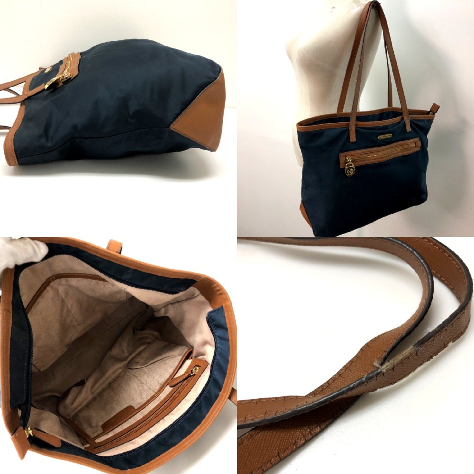 Michael Kors Navy Other Shoulder Bag (Pre-Owned)