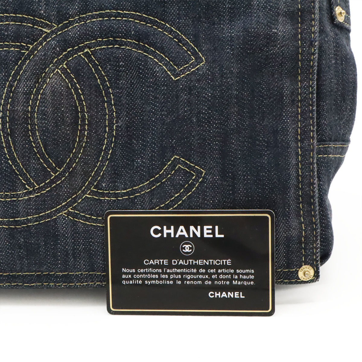 Chanel Denim Denim Shoulder Bag (Pre-Owned)