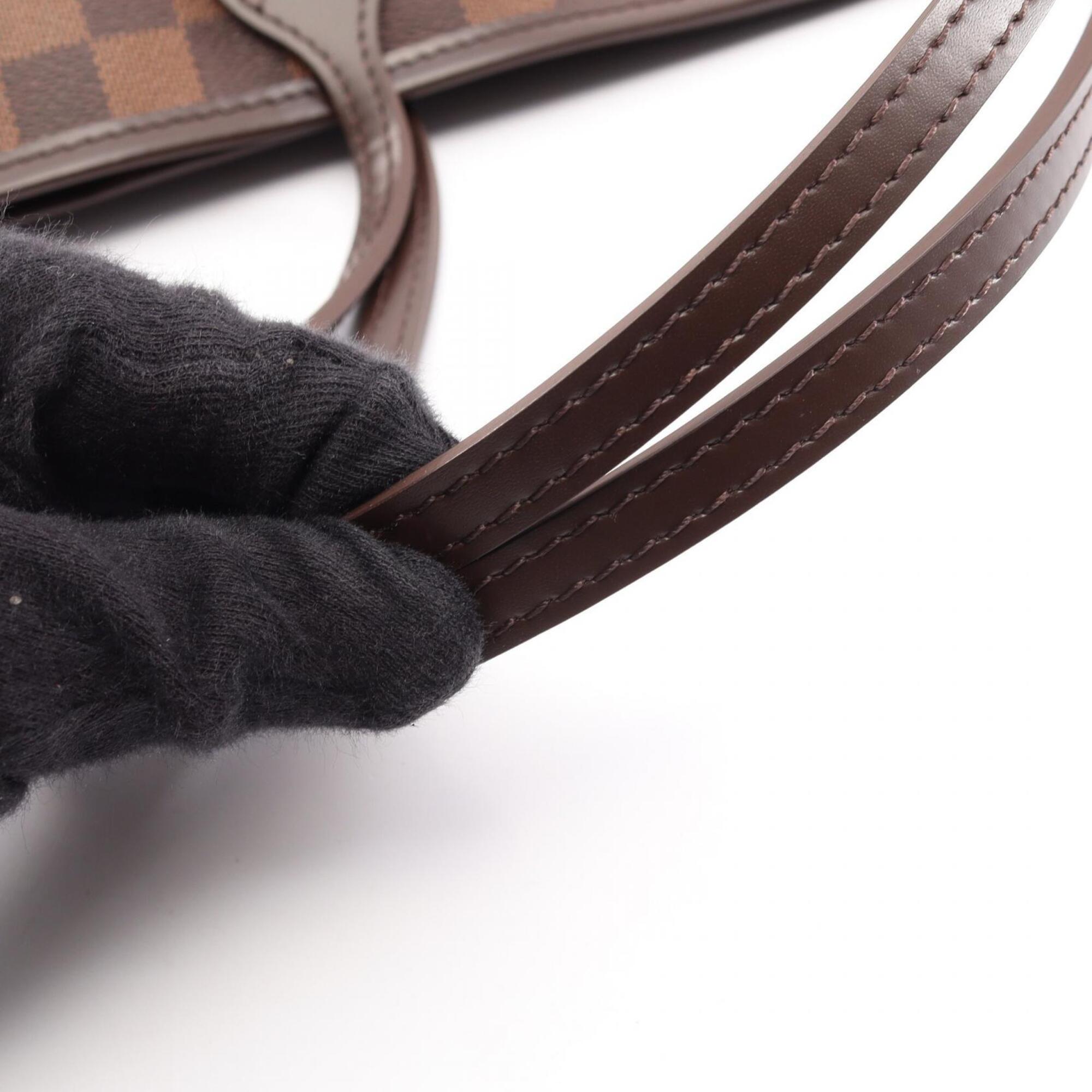 Louis Vuitton Brown Coated Canvas Pvc Leather Handbag Tote Bag (Pre-Owned)