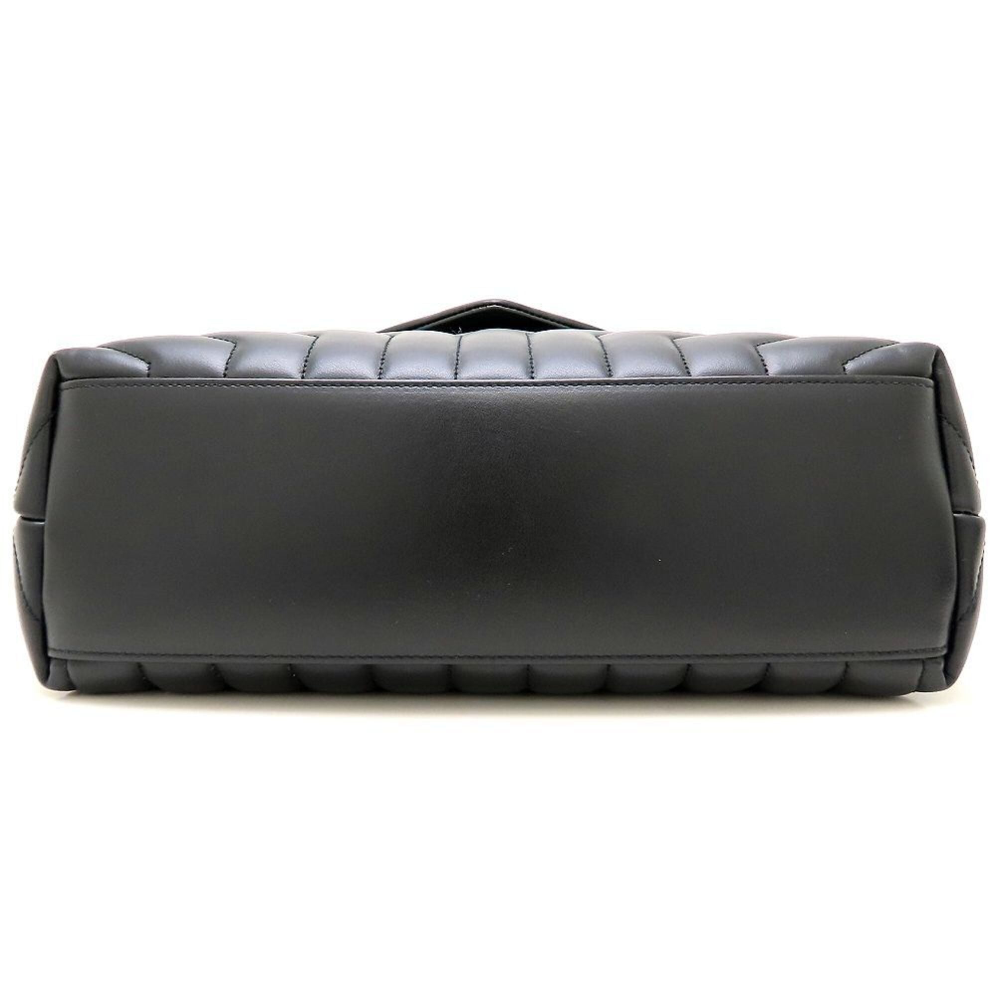 Yves Saint Laurent Black Leather Shoulder Bag (Pre-Owned)