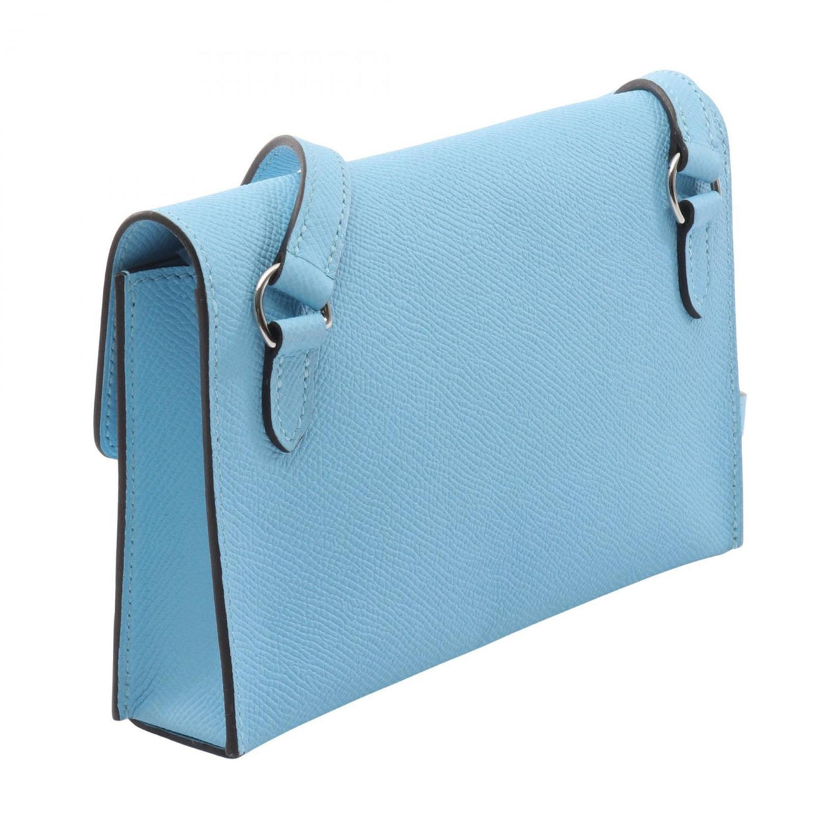 Hermes Blue Celeste Epsom Leather Leather Handbag Shoulder Bag (Pre-Owned)