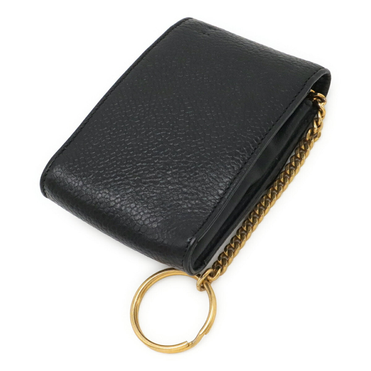 Chanel Black Grained Calfskin Pouch (Pre-Owned)