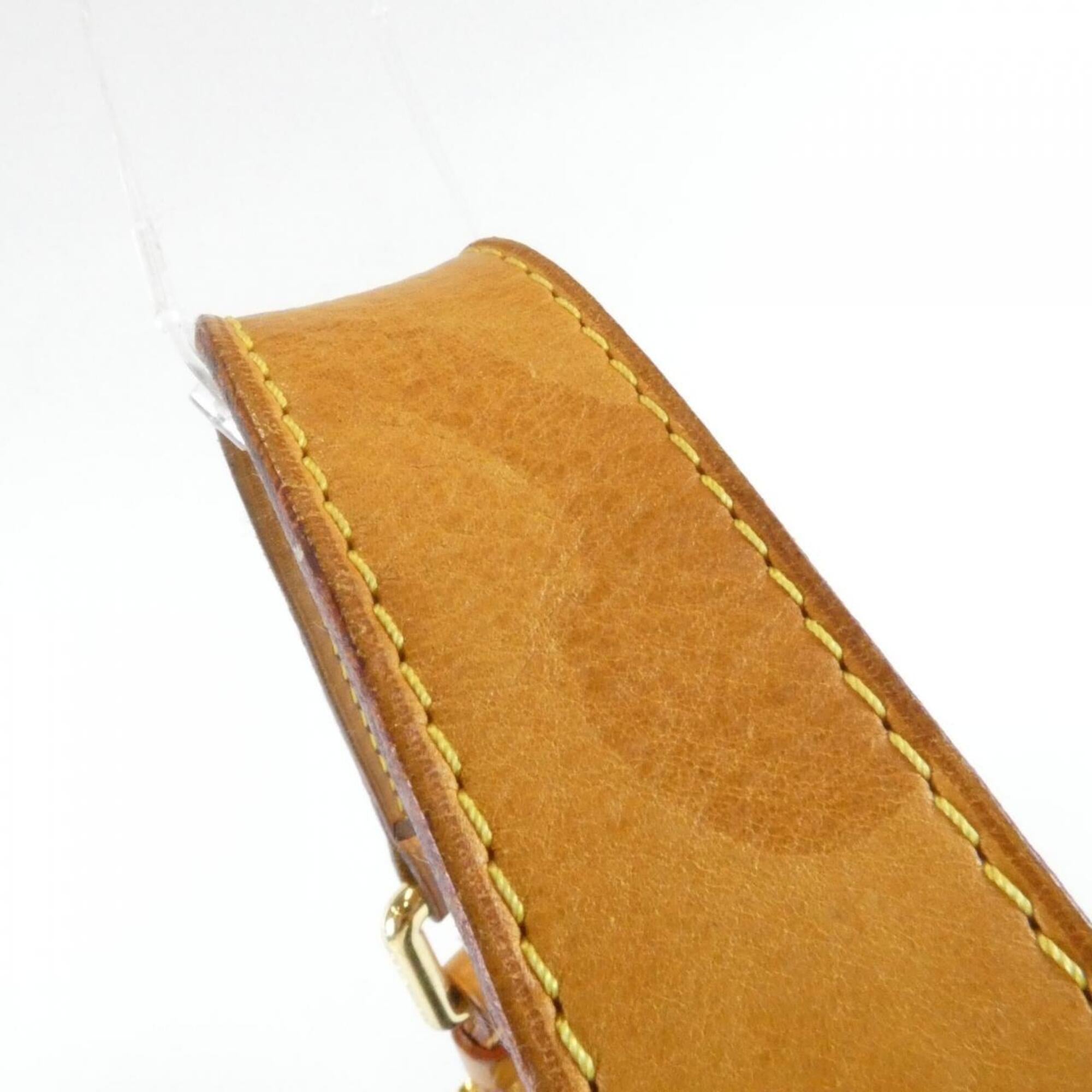 Louis Vuitton Marron Coated Canvas Shoulder Bag (Pre-Owned)