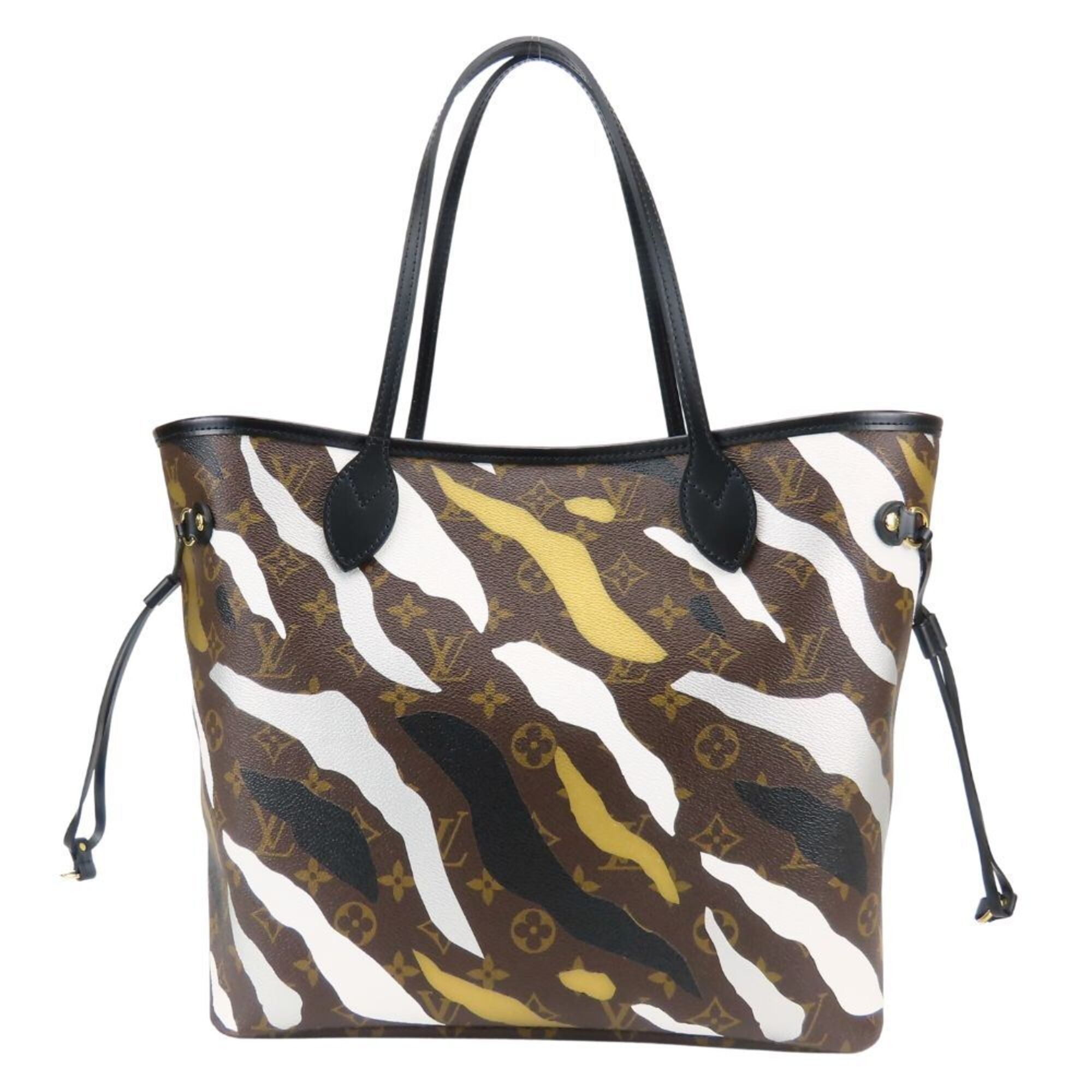 Louis Vuitton Black Brown Gold Silver Monogram Tote Bag (Pre-Owned)