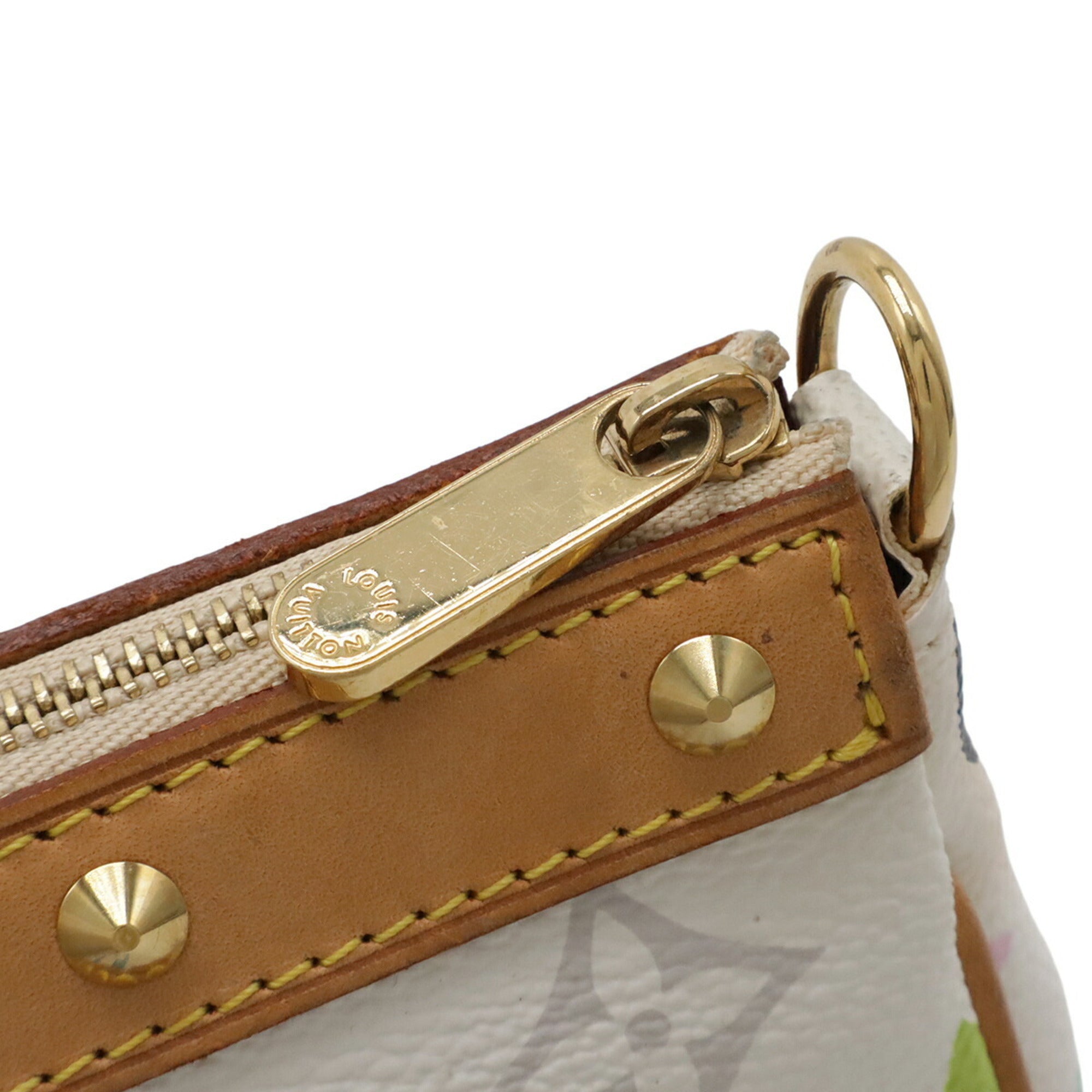 Louis Vuitton Blanc Monogram Multi-Color White Monogram Multicolore Handbag Pochette Pouch (Pre-Owned)