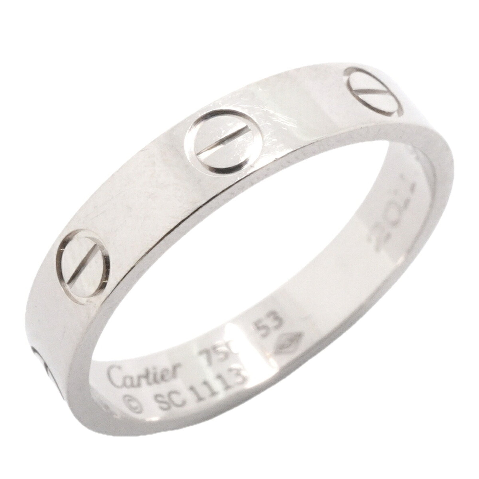 Cartier White Gold (18K) Band Ring (Pre-Owned)