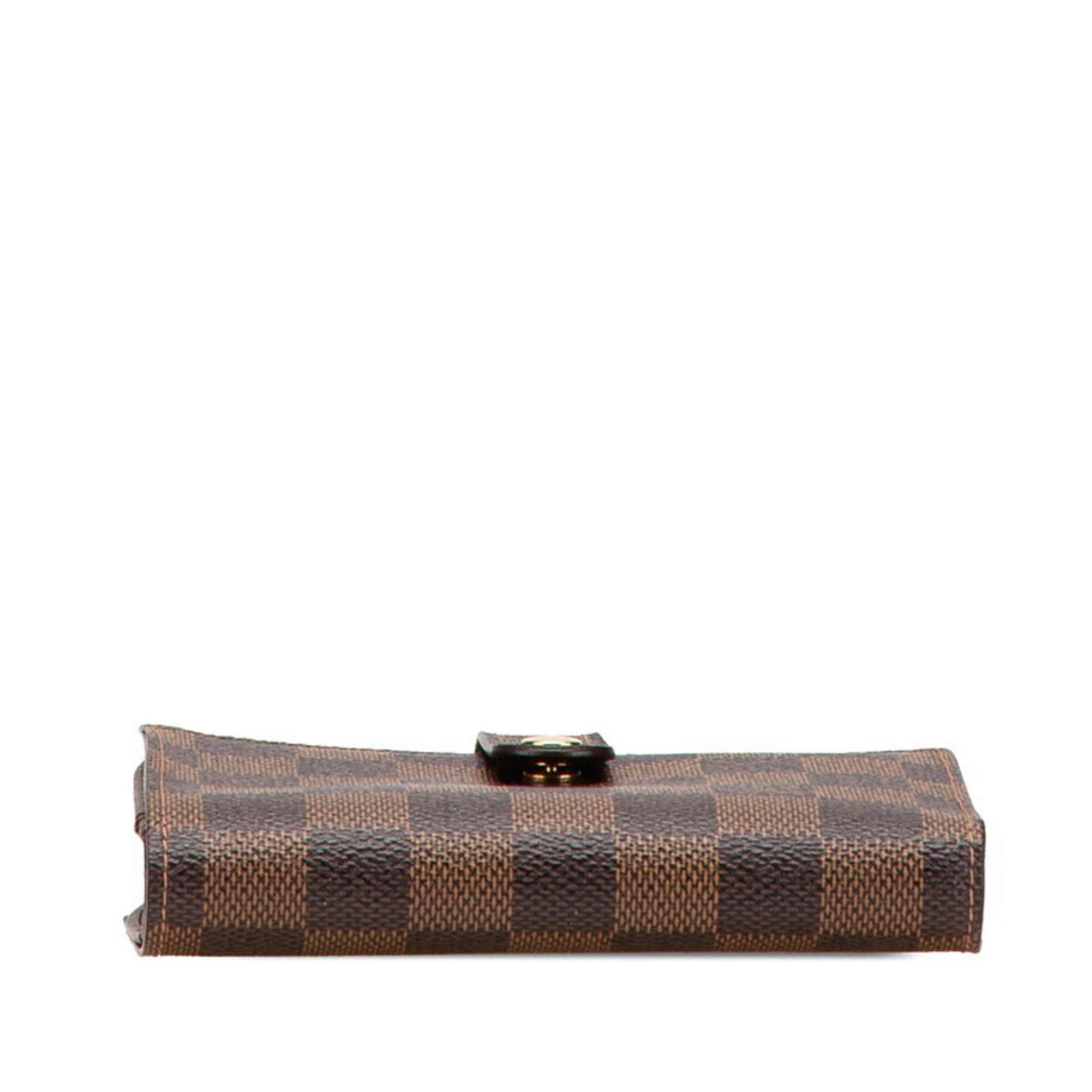 Louis Vuitton Brown Pvc Wallet (Tri-Fold) (Pre-Owned)