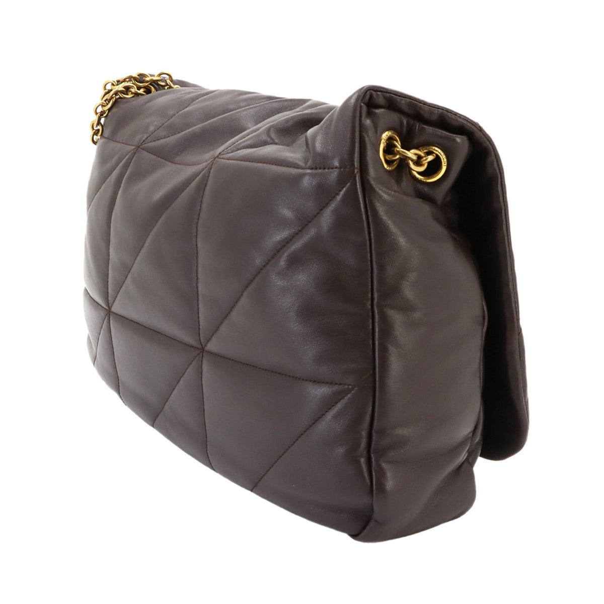 Saint Laurent Brown Leather Handbag Shoulder Bag (Pre-Owned)