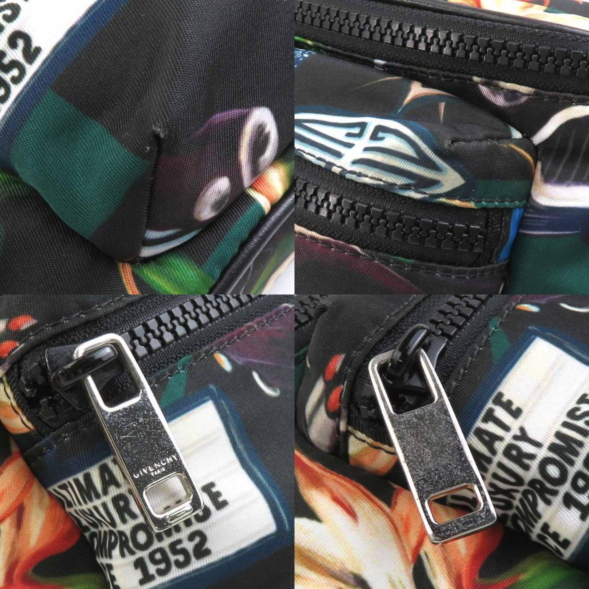 Givenchy Black Multi-Color Nylon Fanny Pack (Pre-Owned)