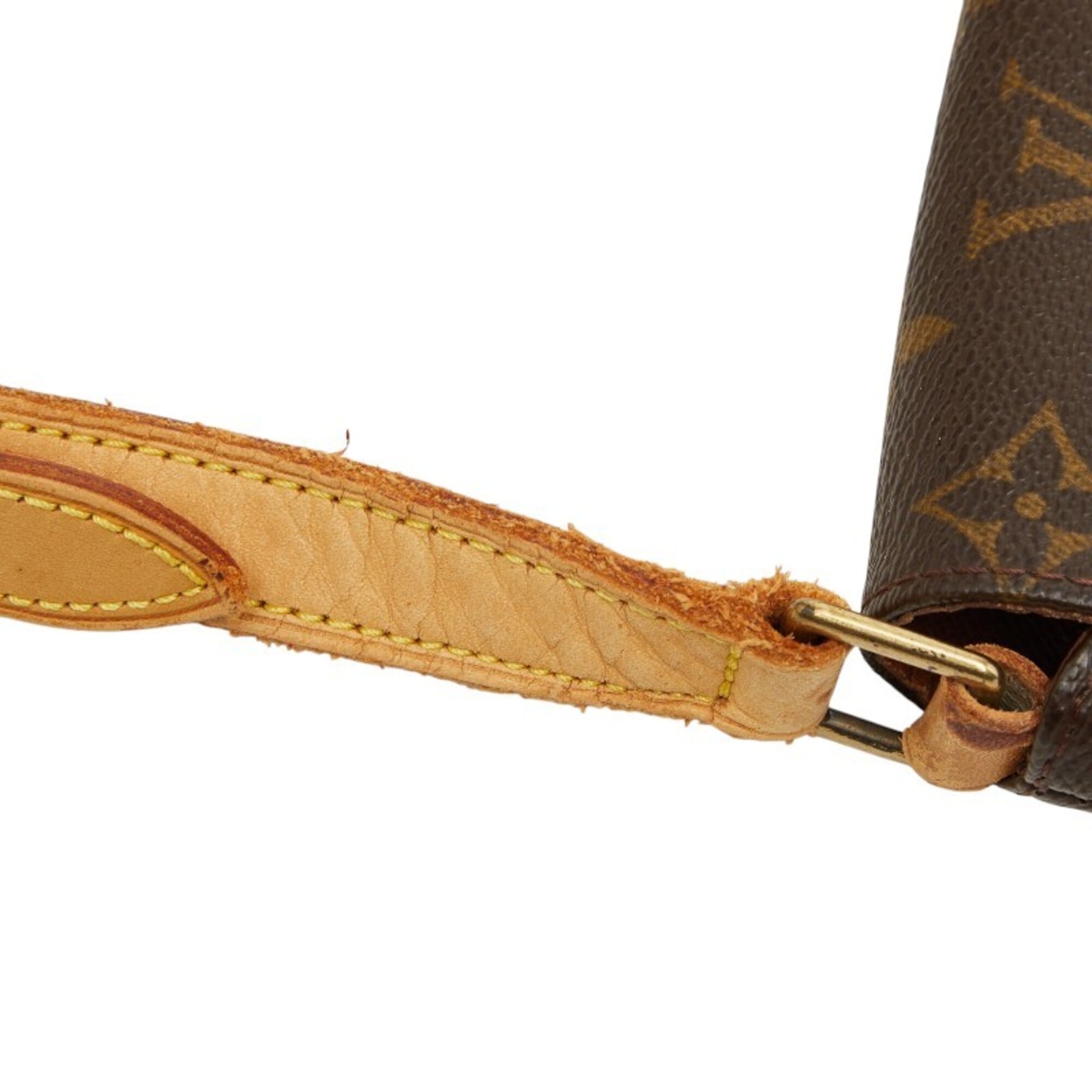 Louis Vuitton Brown Pvc Leather Shoulder Bag (Pre-Owned)