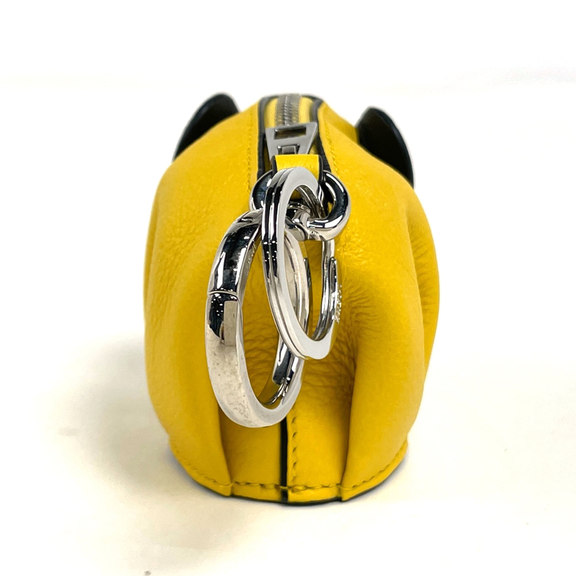 Loewe Yellow Leather Coin Purse/Coin Case (Pre-Owned)