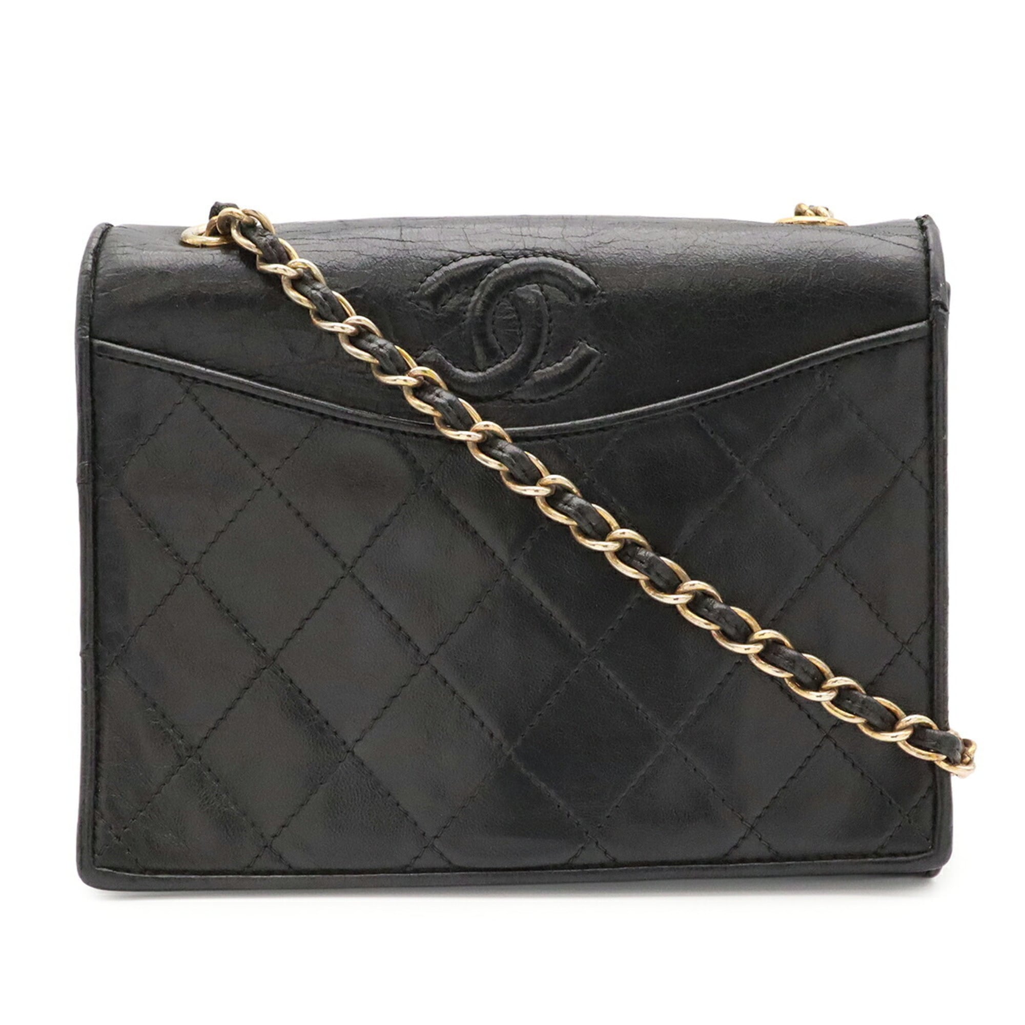 Chanel Black Pochette Shoulder Bag (Pre-Owned)