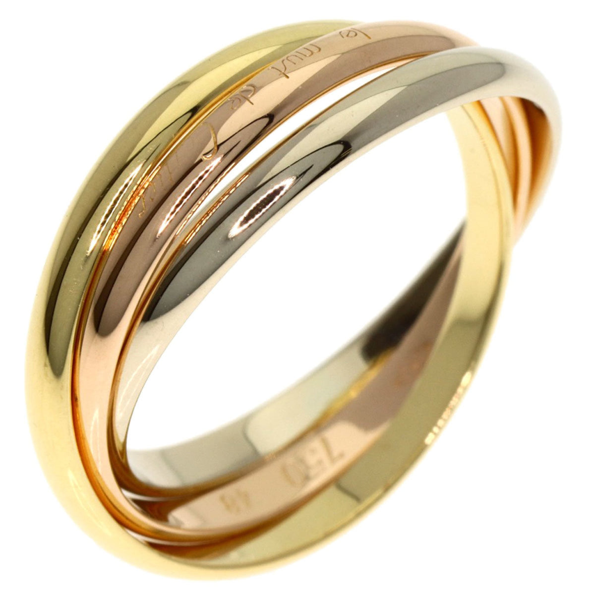 Cartier Yellow Gold (18K) Pink Gold (18K) White Gold (18K) Band Ring (Pre-Owned)