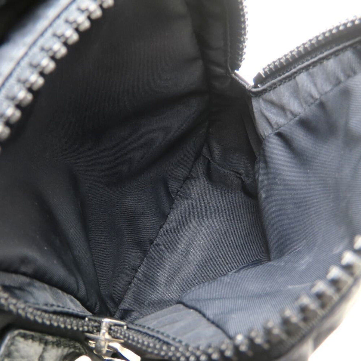 Gucci Black Nylon Leather Backpack (Pre-Owned)