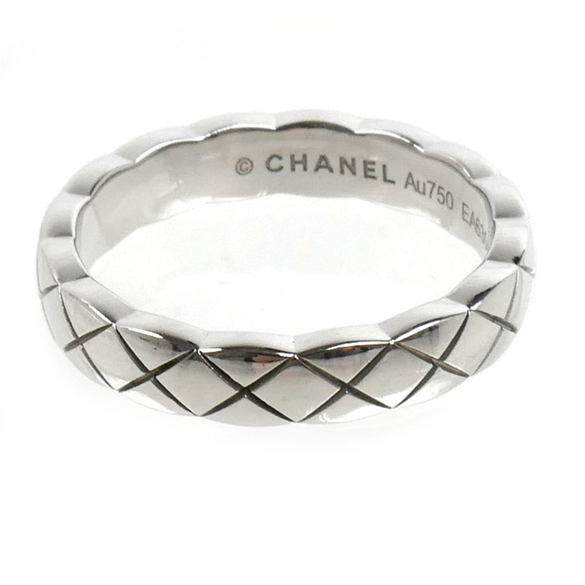 Chanel White Gold (18K) Band Ring (Pre-Owned)