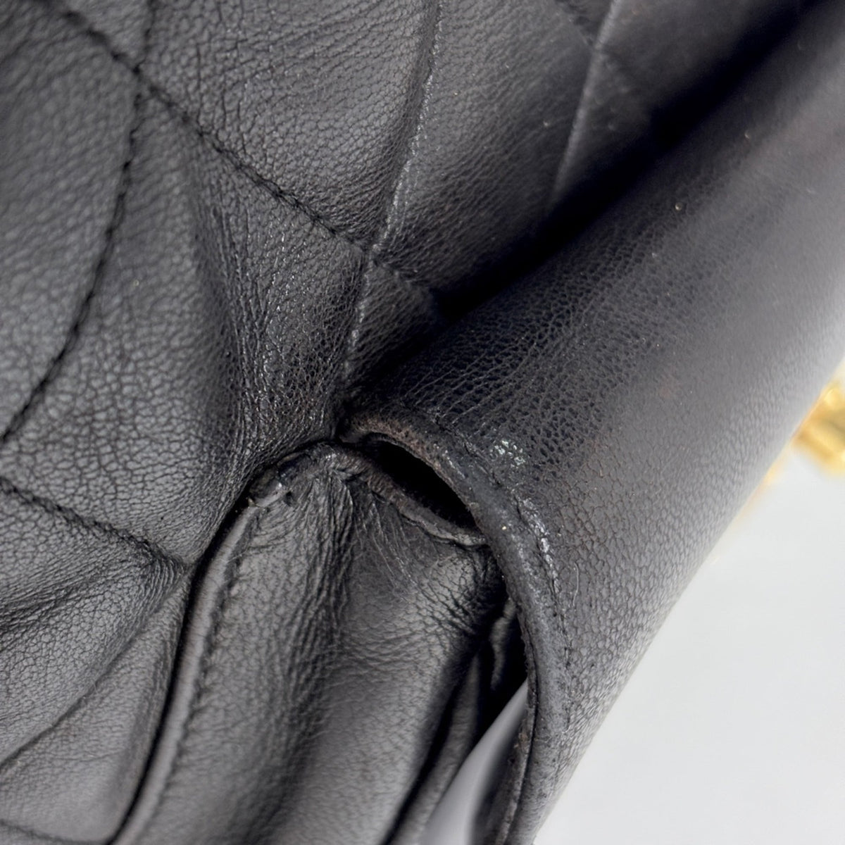Chanel Matelasse Black Leather Backpack (Pre-Owned)