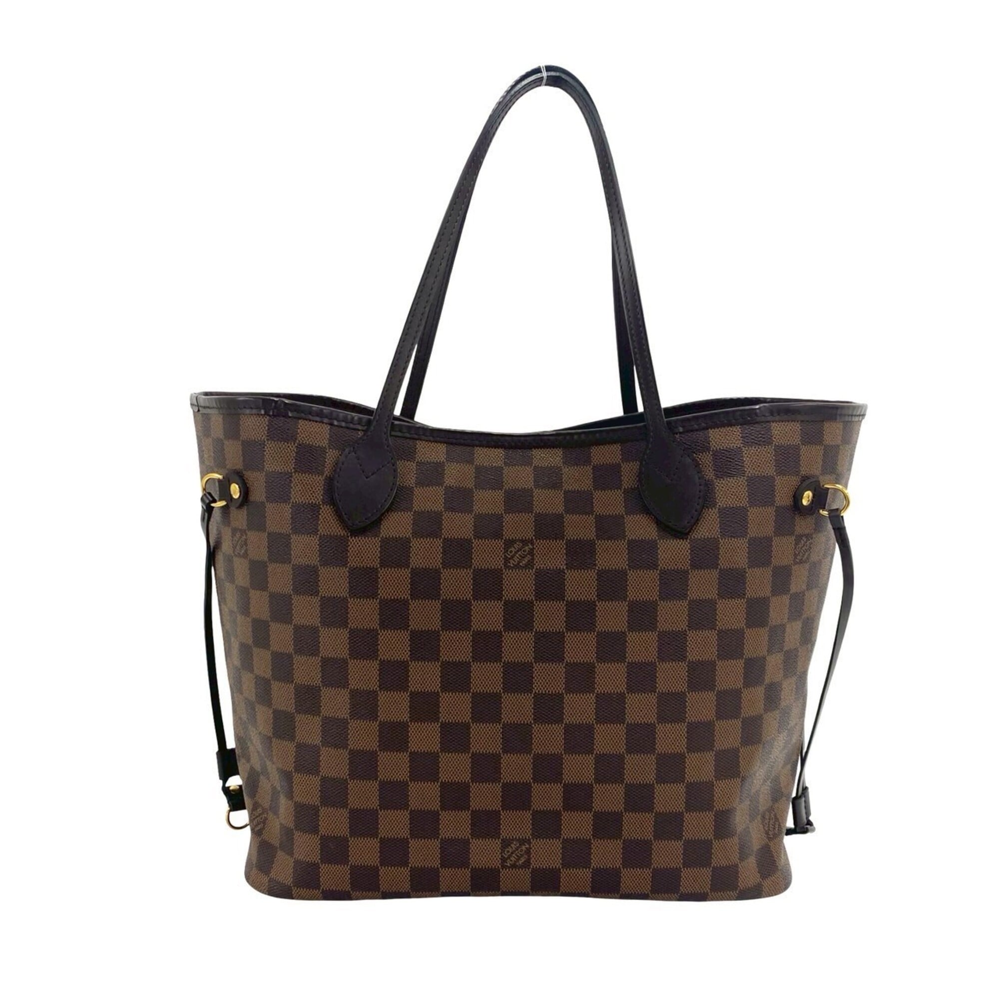 Louis Vuitton Brown Pvc Leather Handbag Pouch Tote Bag (Pre-Owned)