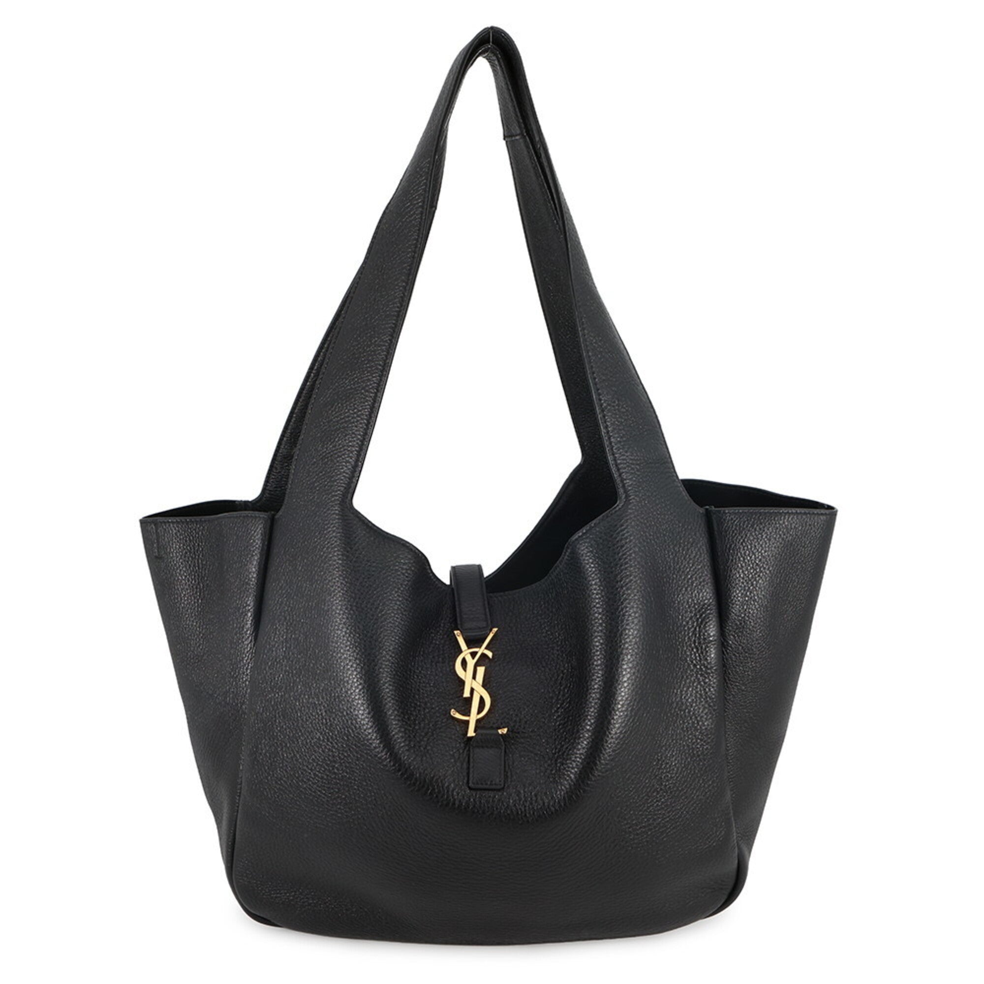 Yves Saint Laurent Black Handbag Tote Bag (Pre-Owned)