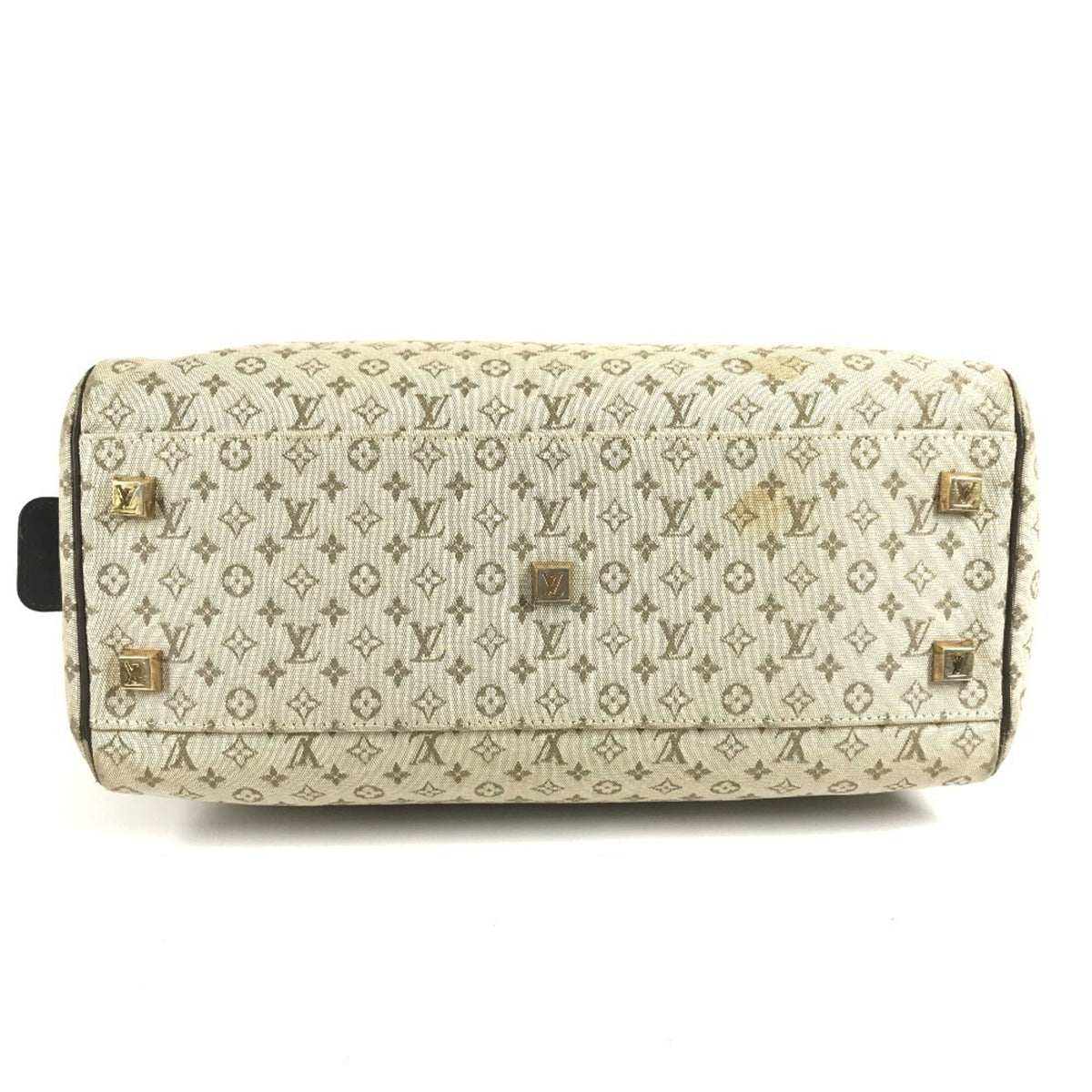 Louis Vuitton Khaki Monogram Mini Boston Bag Handbag Shoulder Bag (Pre-Owned)