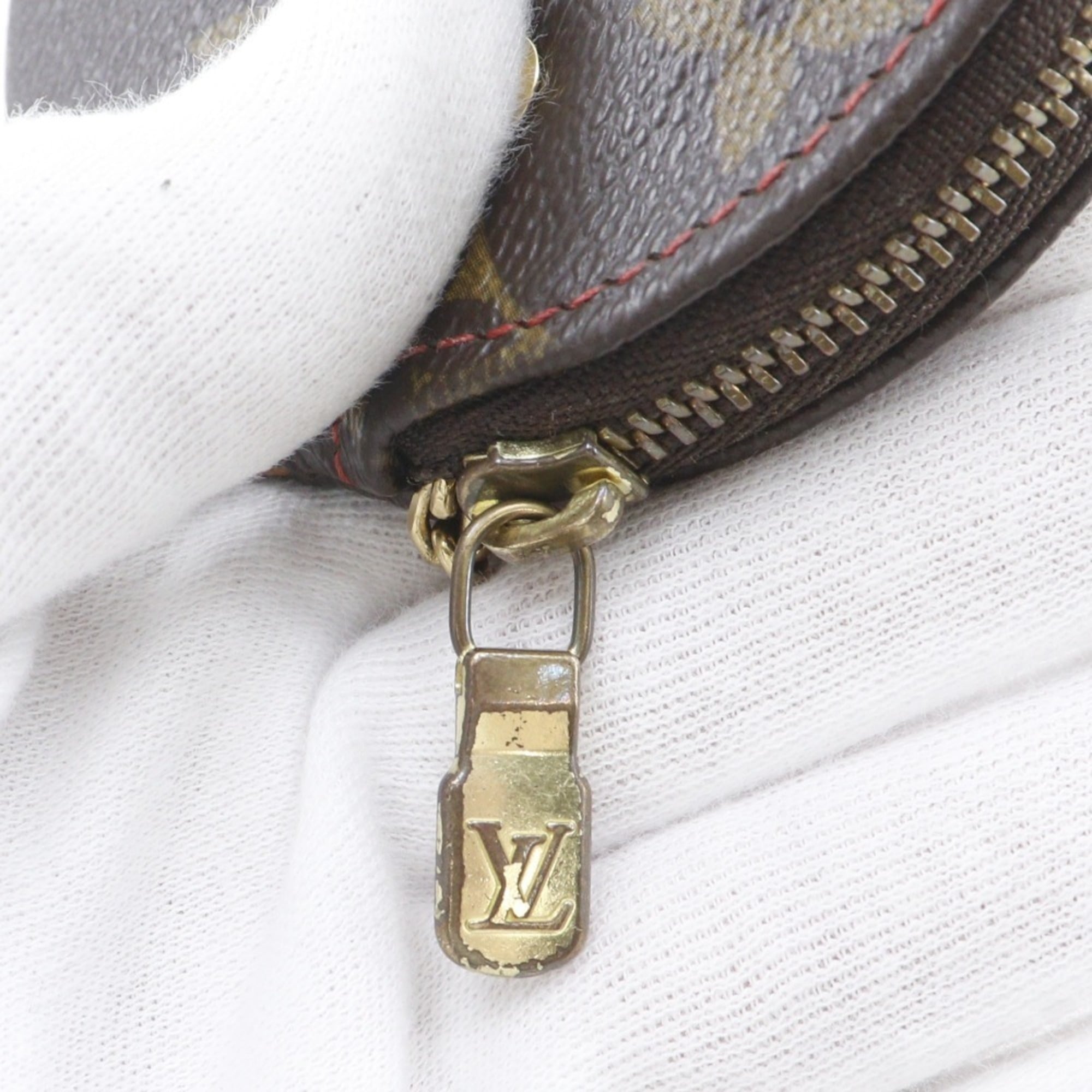 Louis Vuitton Brown Cherry Monogram Monogram Coin Purse/Coin Case (Pre-Owned)