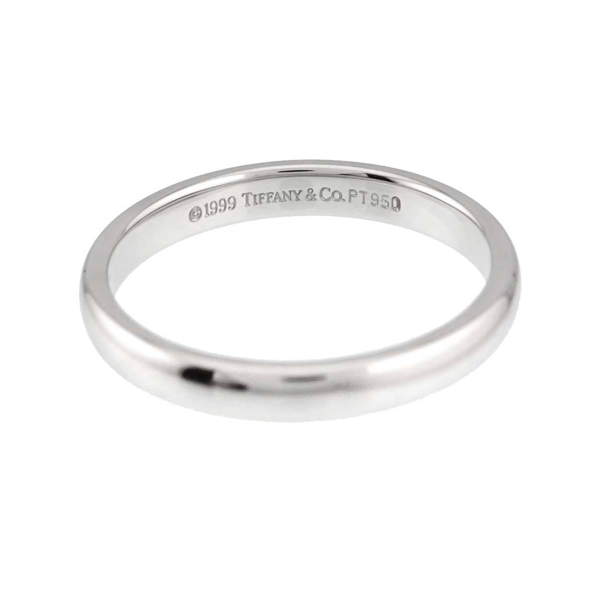 Tiffany Platinum Platinum 950 Band Ring (Pre-Owned)