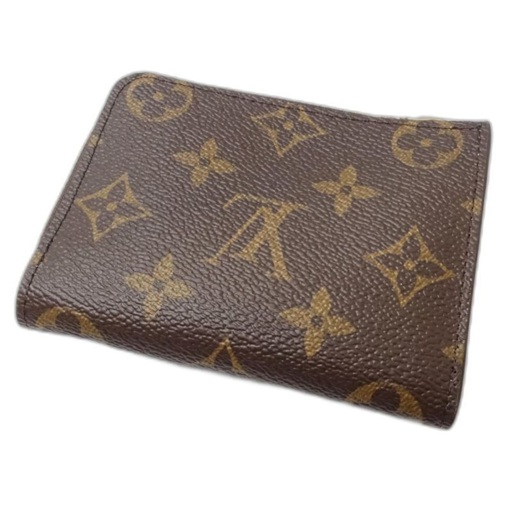 Louis Vuitton Brown Canvas Coin Purse/Coin Case (Pre-Owned)