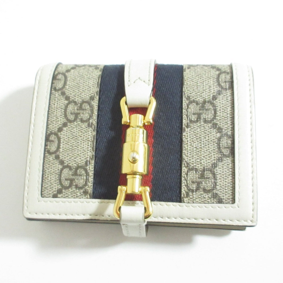Gucci Grayish White Wallet (Bi-Fold) (Pre-Owned)