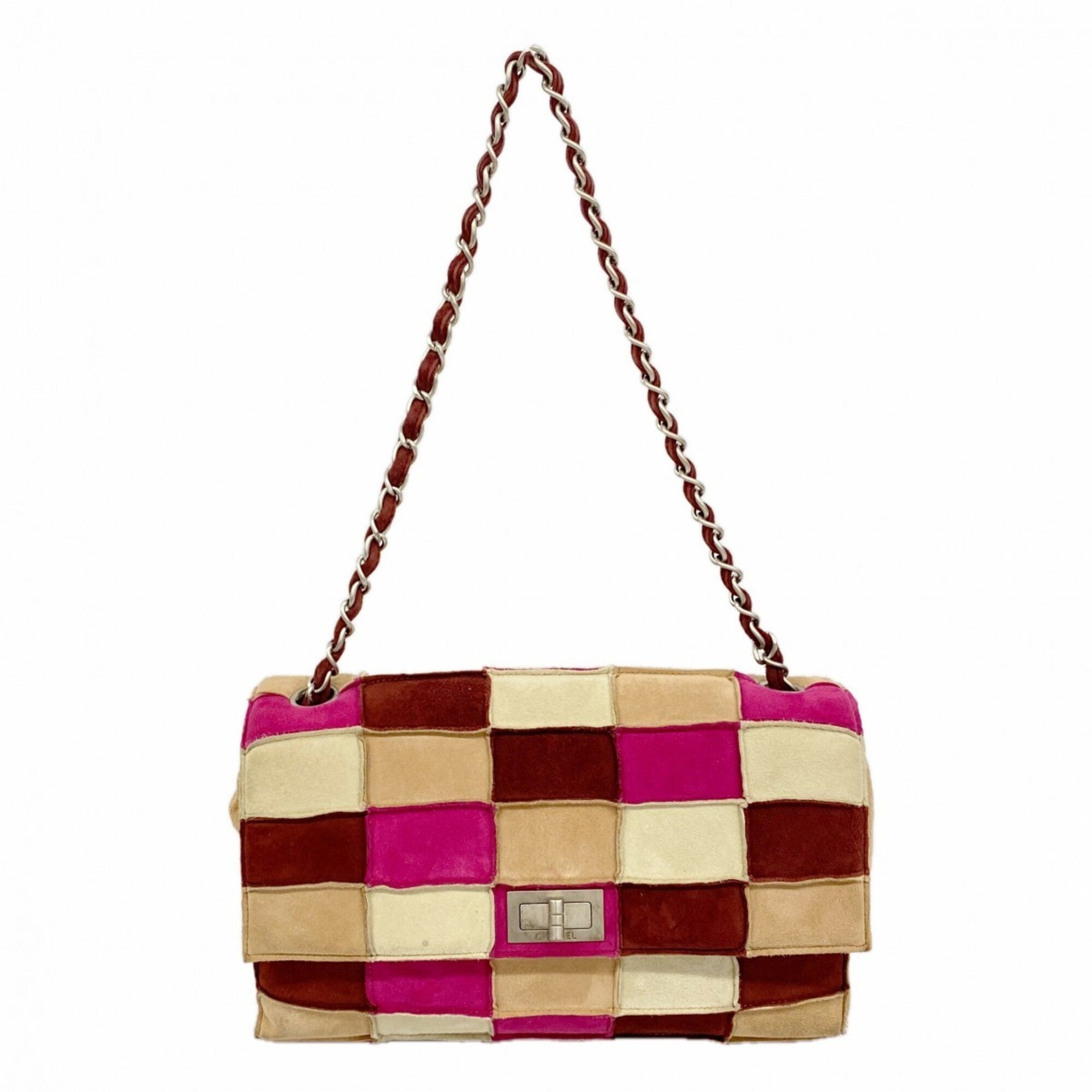 Chanel Multi-Color Suede Shoulder Bag (Pre-Owned)