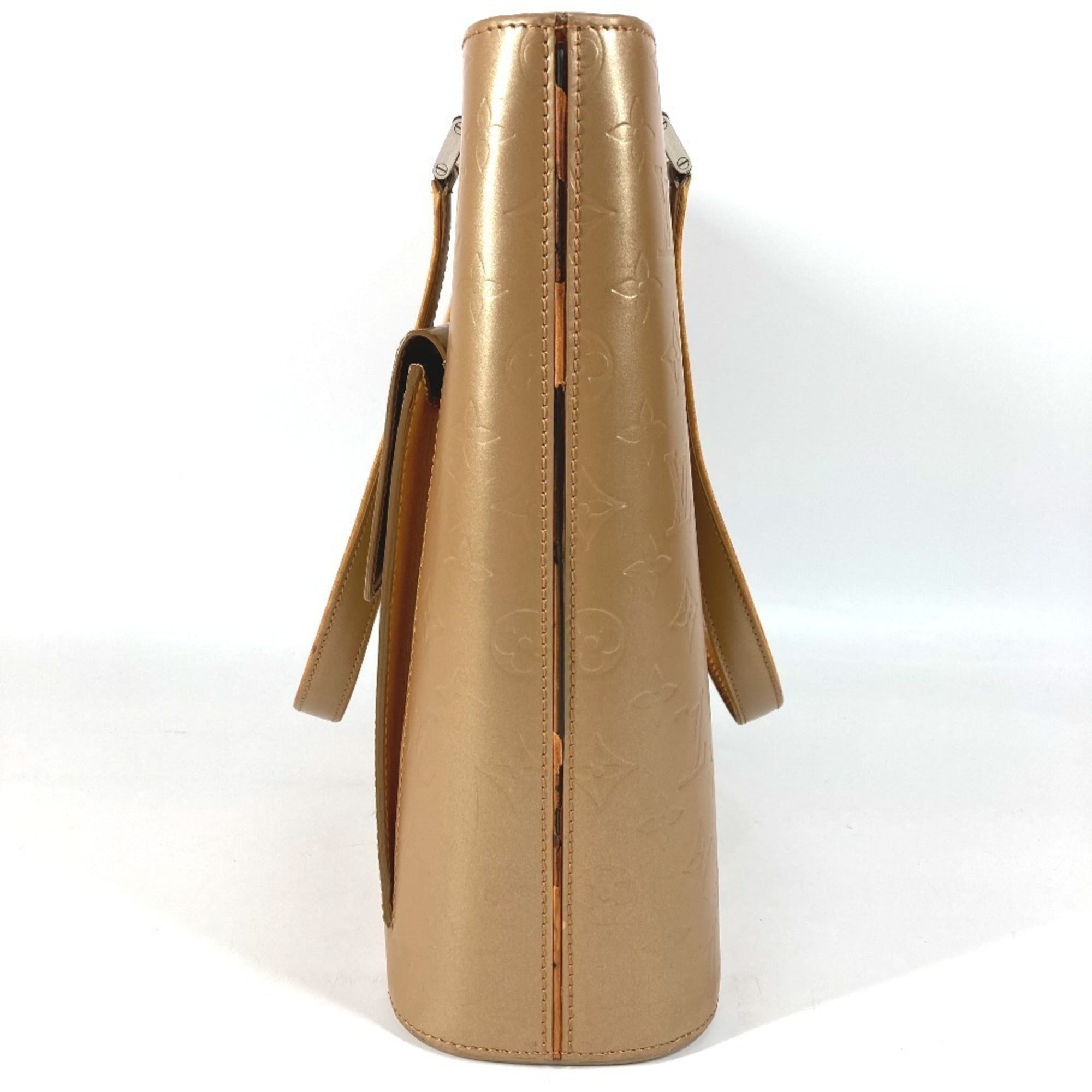 Louis Vuitton Beige Monogram Mat Leather Shoulder Bag Tote Bag (Pre-Owned)