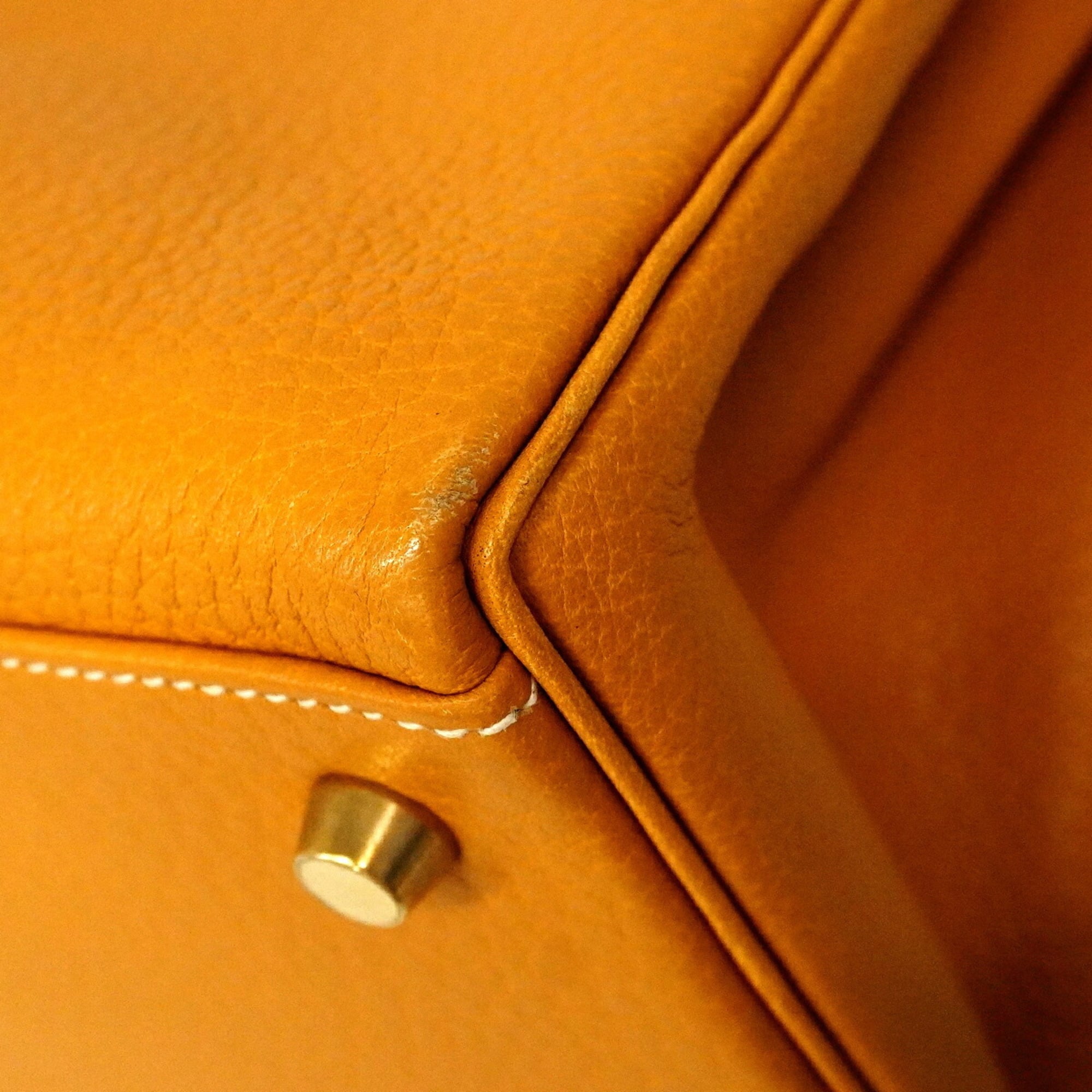 Hermes Natural Ardennes Leather Handbag (Pre-Owned)