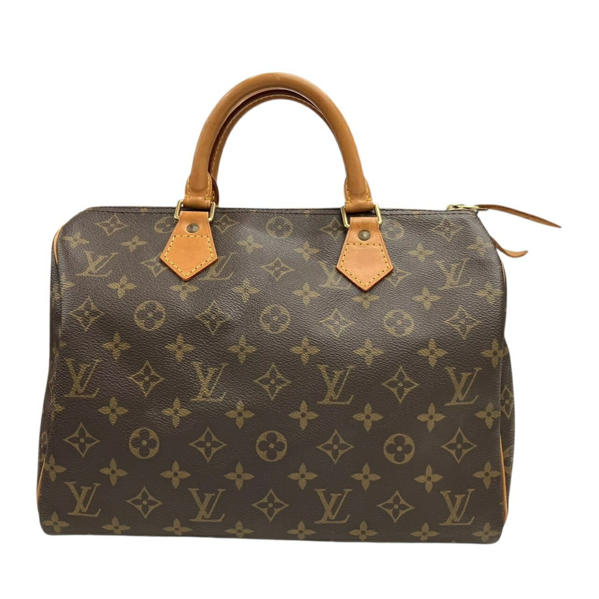Louis Vuitton Brown Monogram Boston Bag Handbag (Pre-Owned)