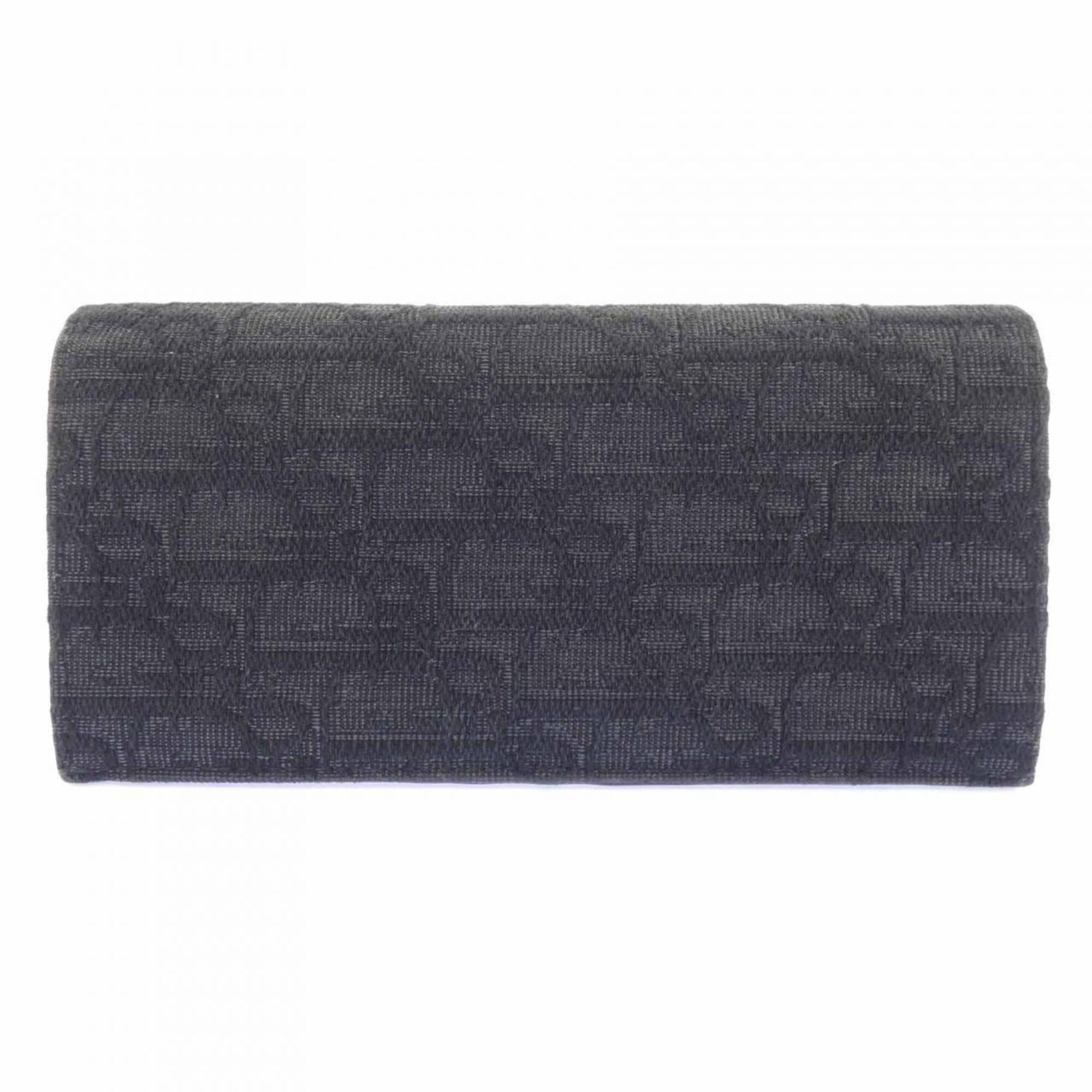 Christian Dior Black Long Wallet (Bi-Fold) (Pre-Owned)