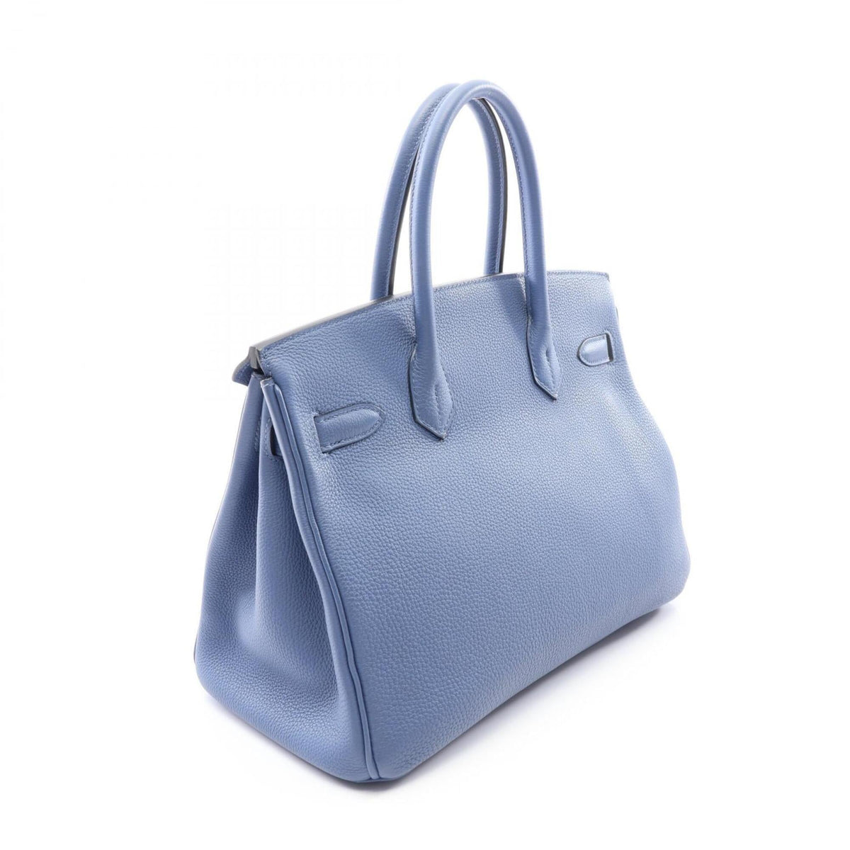 Hermes Blue Togo Leather Handbag (Pre-Owned)