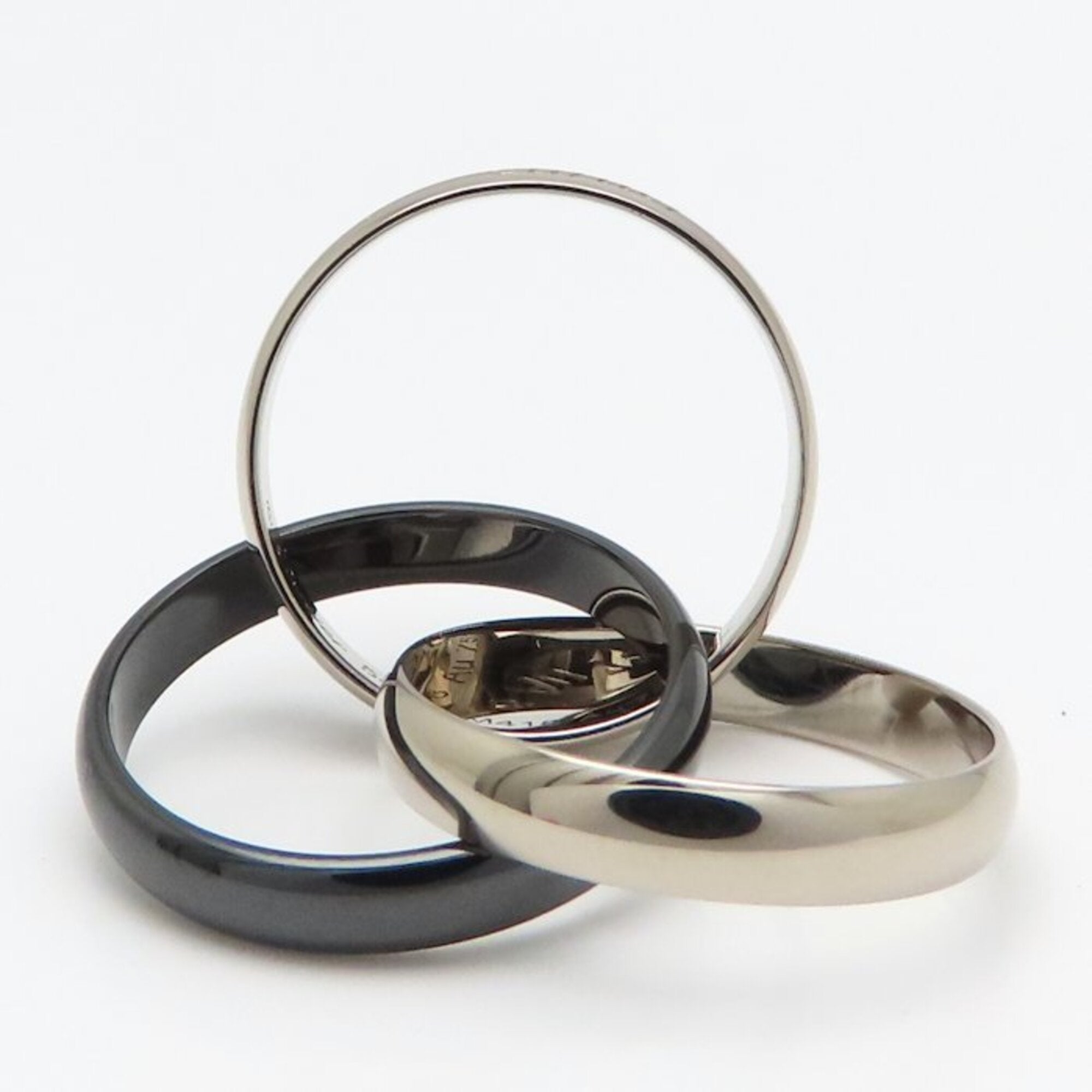 Cartier Trinity White Gold (18K) Ceramic Band Ring (Pre-Owned)