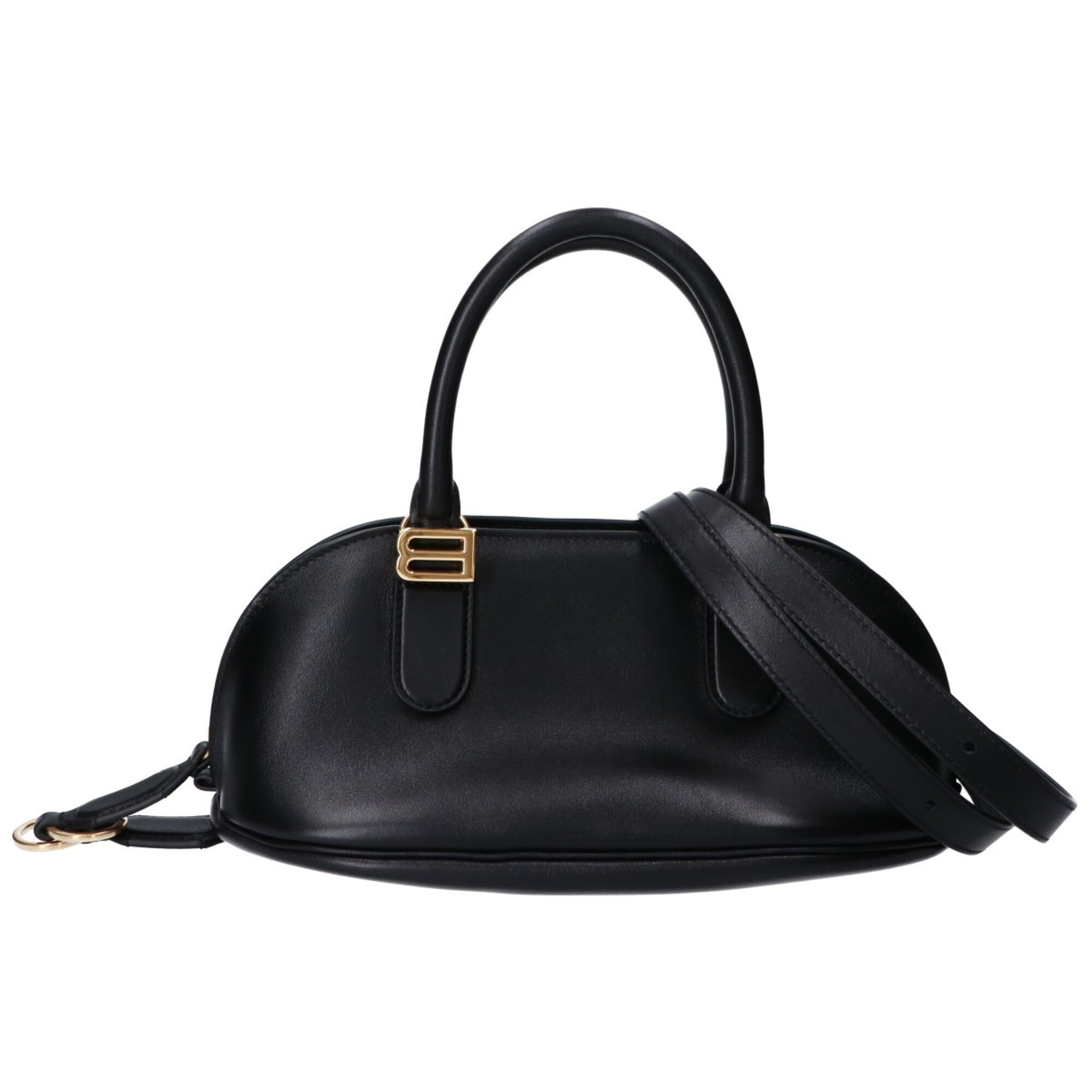 Balenciaga Black Leather Shoulder Bag (Pre-Owned)