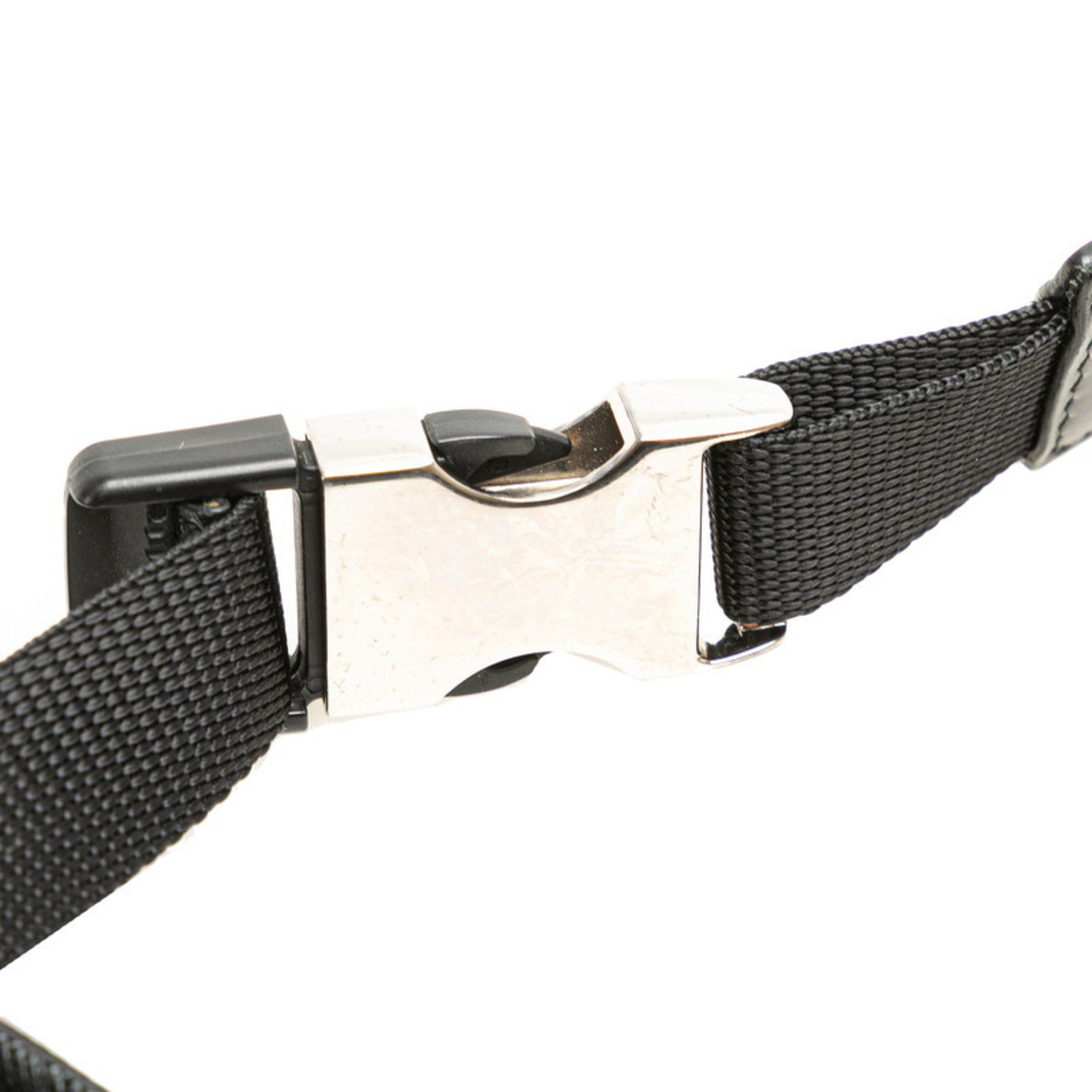 Prada Black Nylon Leather Fanny Pack (Pre-Owned)