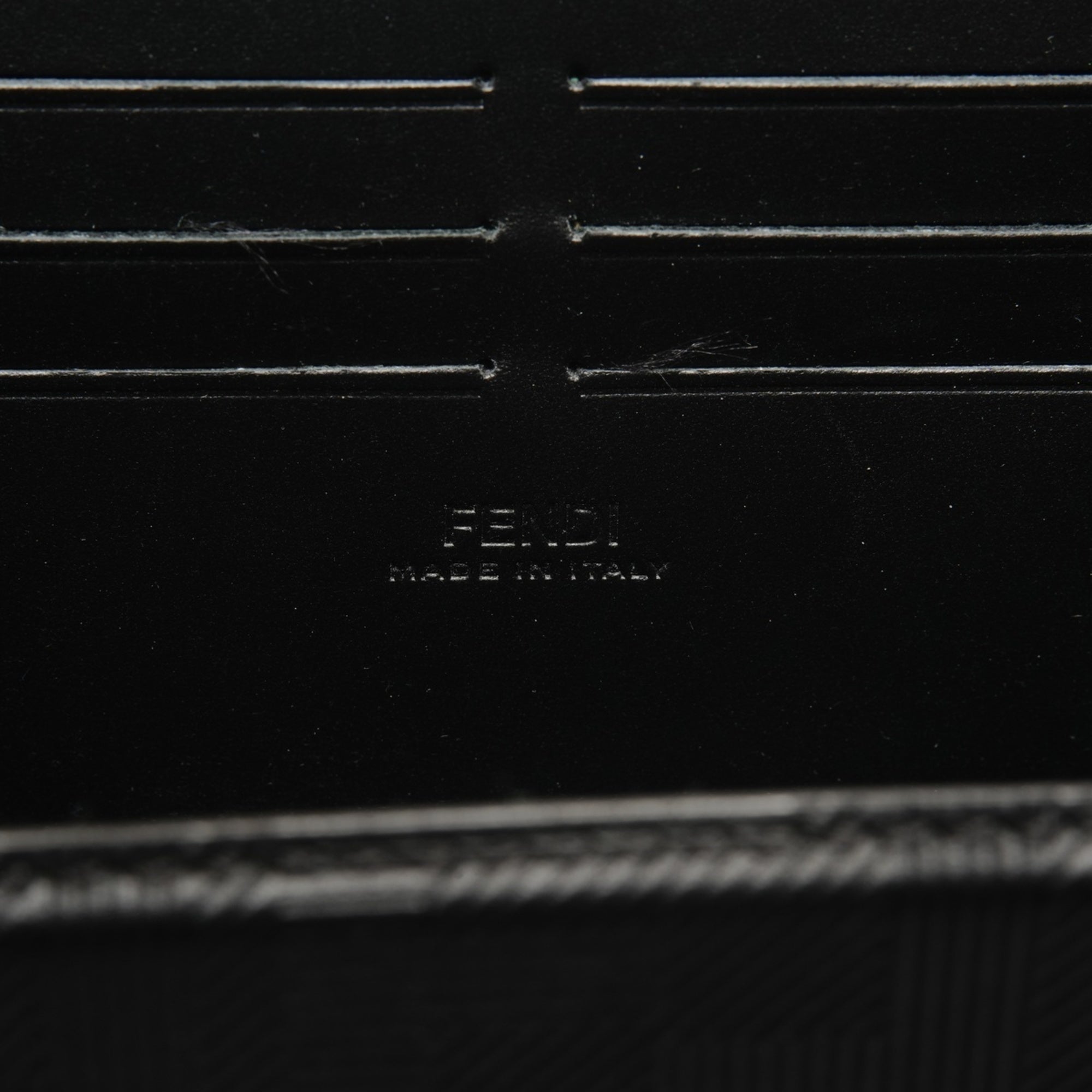 Fendi Black Zucca Shoulder Bag (Pre-Owned)