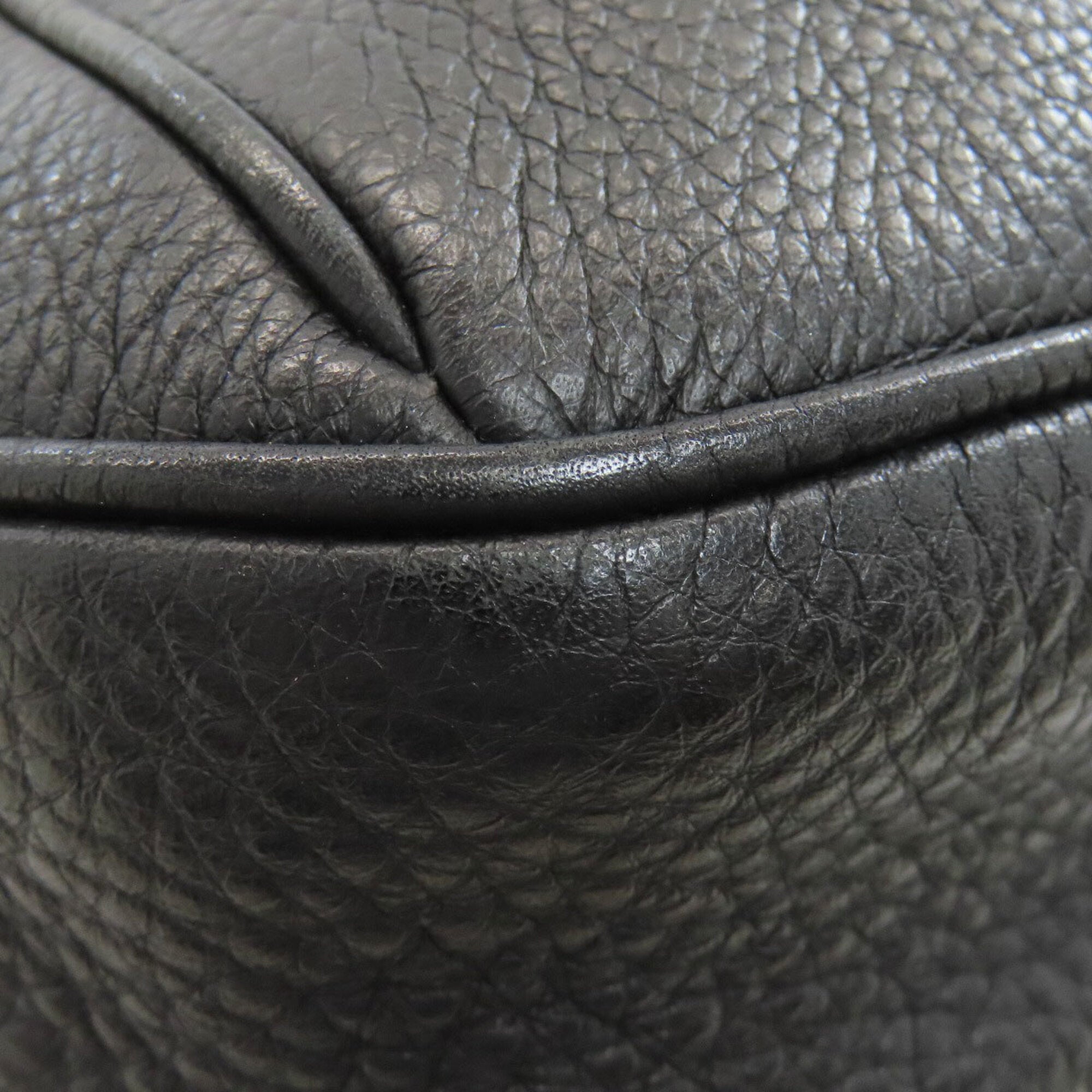 Salvatore Ferragamo Black Leather Tote Bag (Pre-Owned)